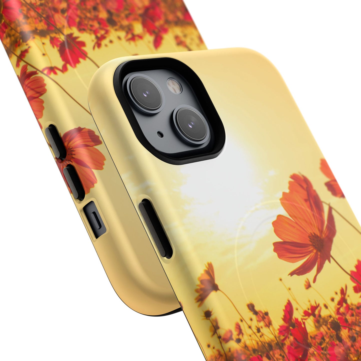 Tough Magnetic Phone Case – Vibrant Floral  and Stylish Protection for Nature Lovers