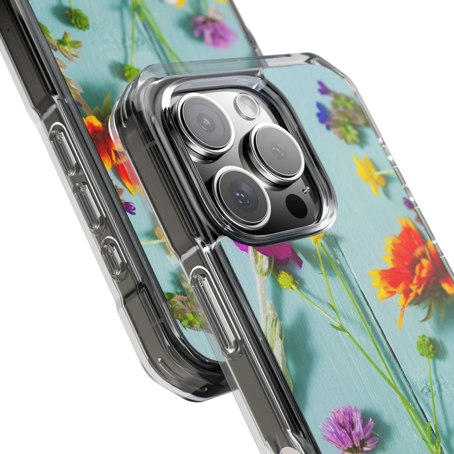 Magnetic Clear Impact Cases- Blossom Field