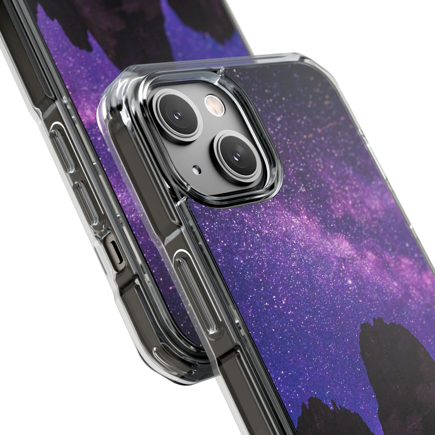 Magnetic Clear Impact Case- Stunning Starry Design