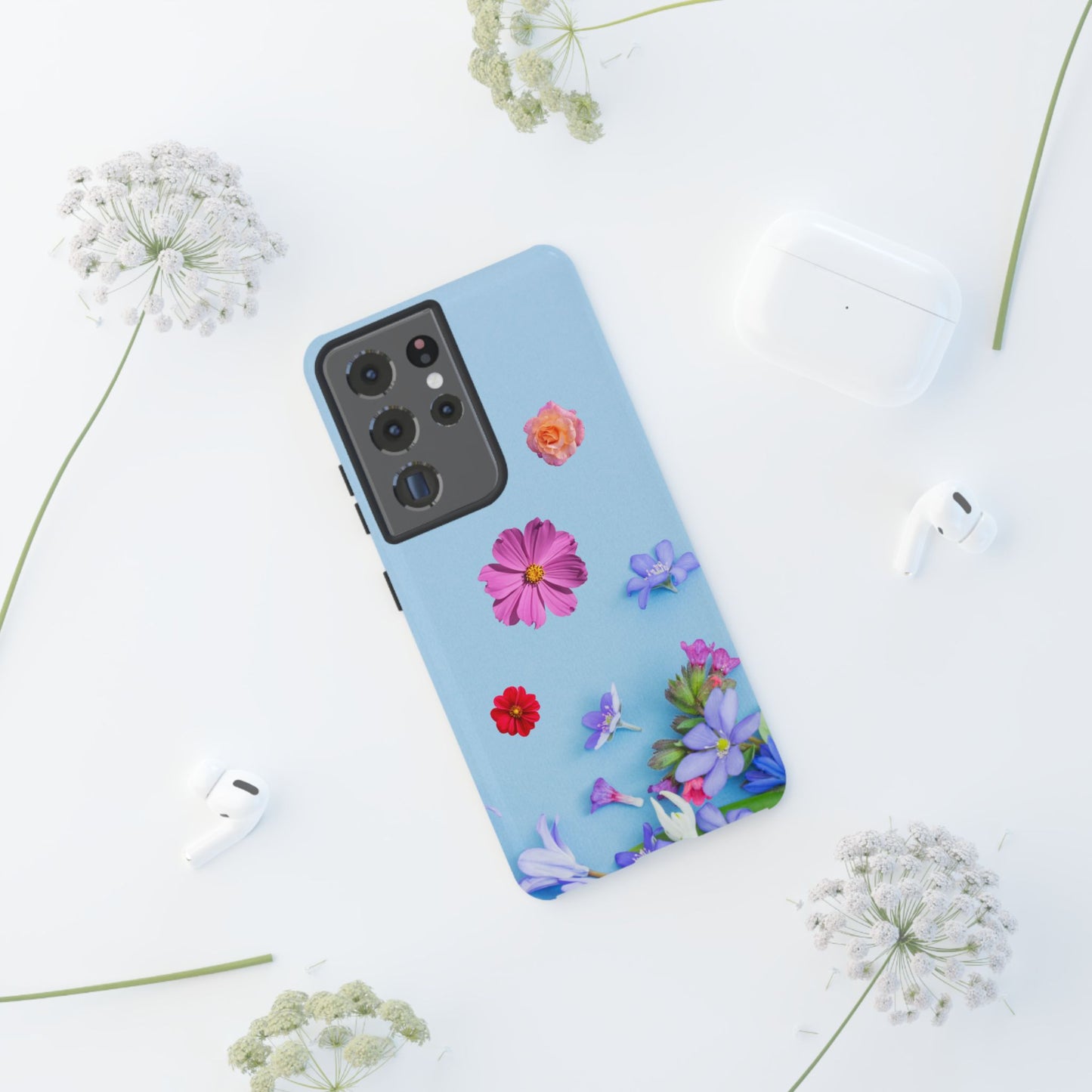 Tough Phone Case - Colorful Flower Design for Spring & Summer