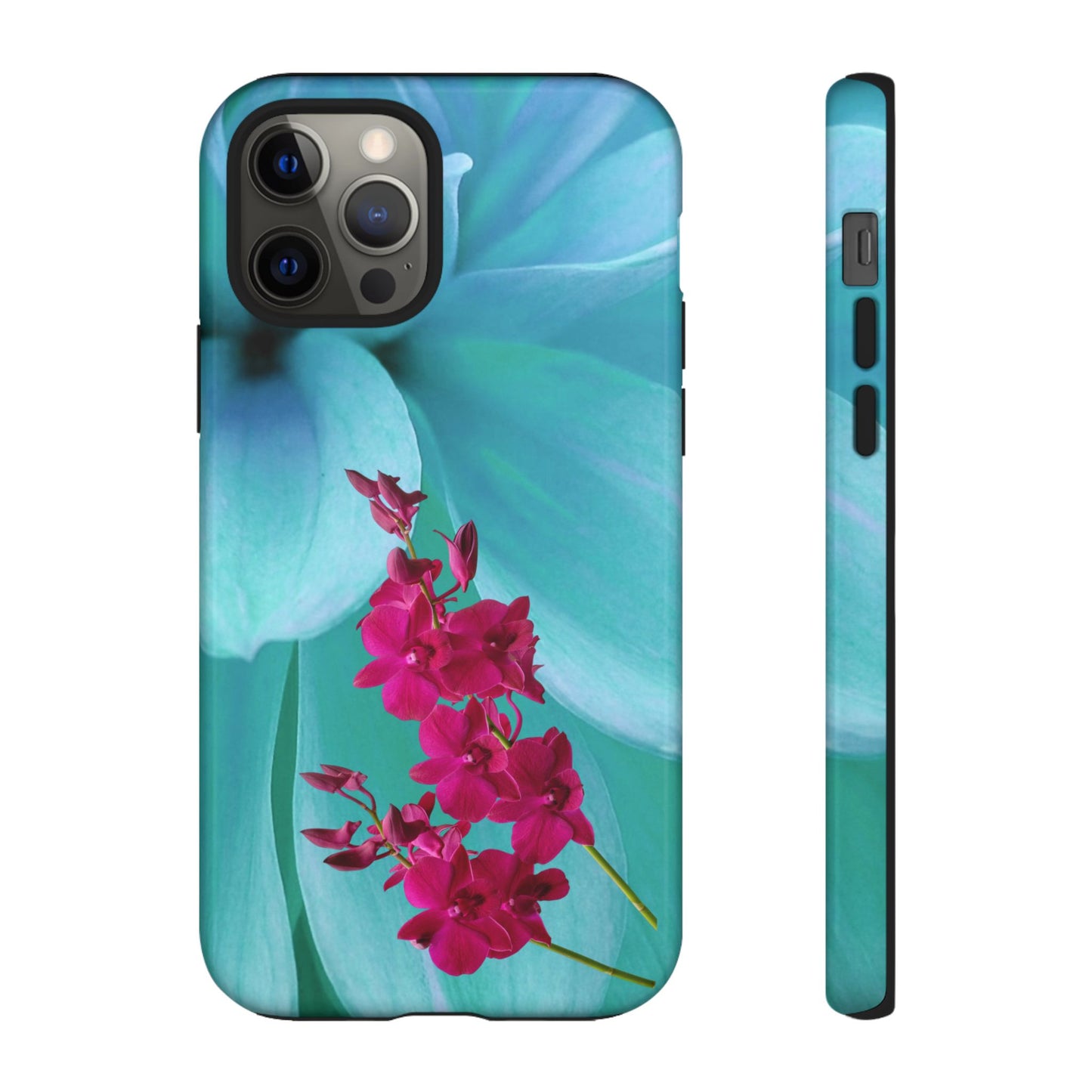 Tough Phone Case - Elegant Orchid Design