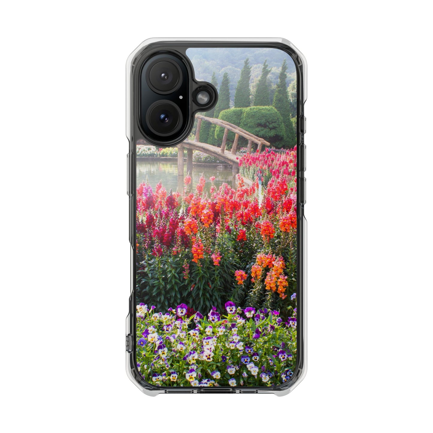 Magnetic Clear Impact Case - Nature-Inspired Phone Protection