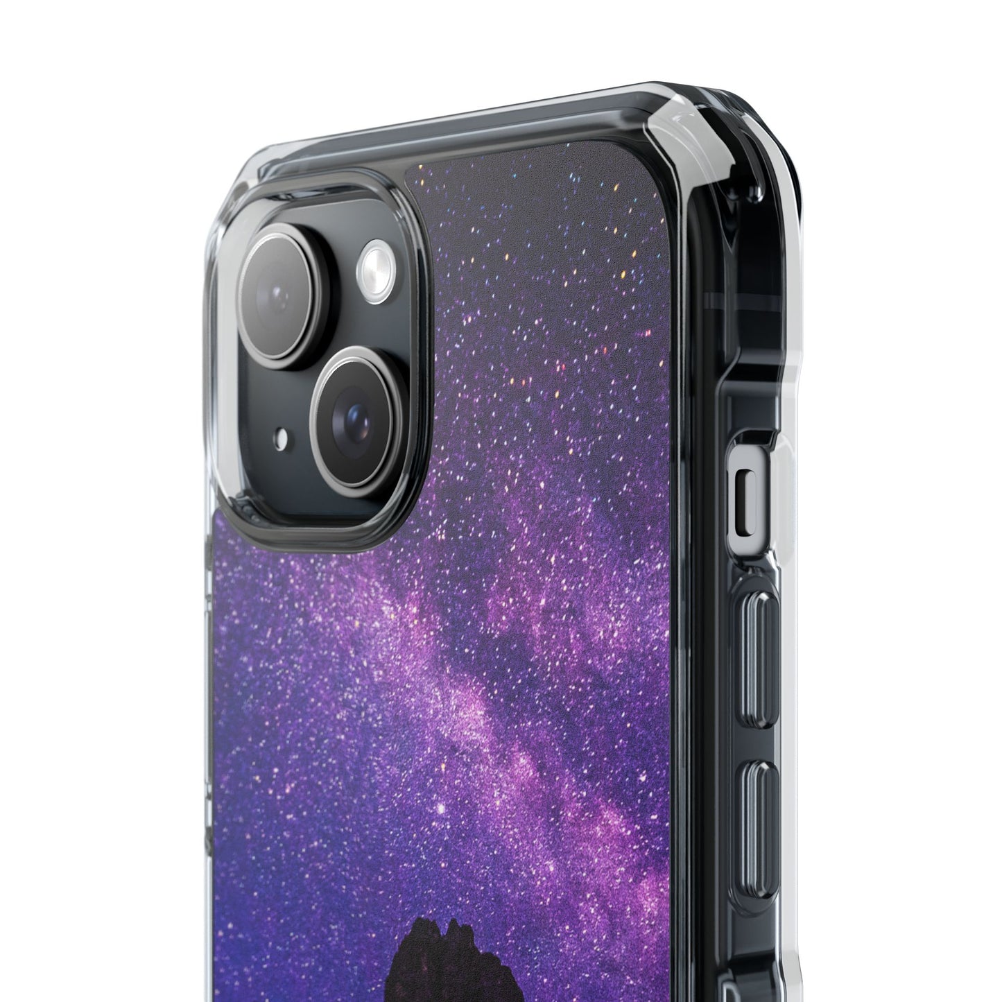 Magnetic Clear Impact Case- Stunning Starry Design