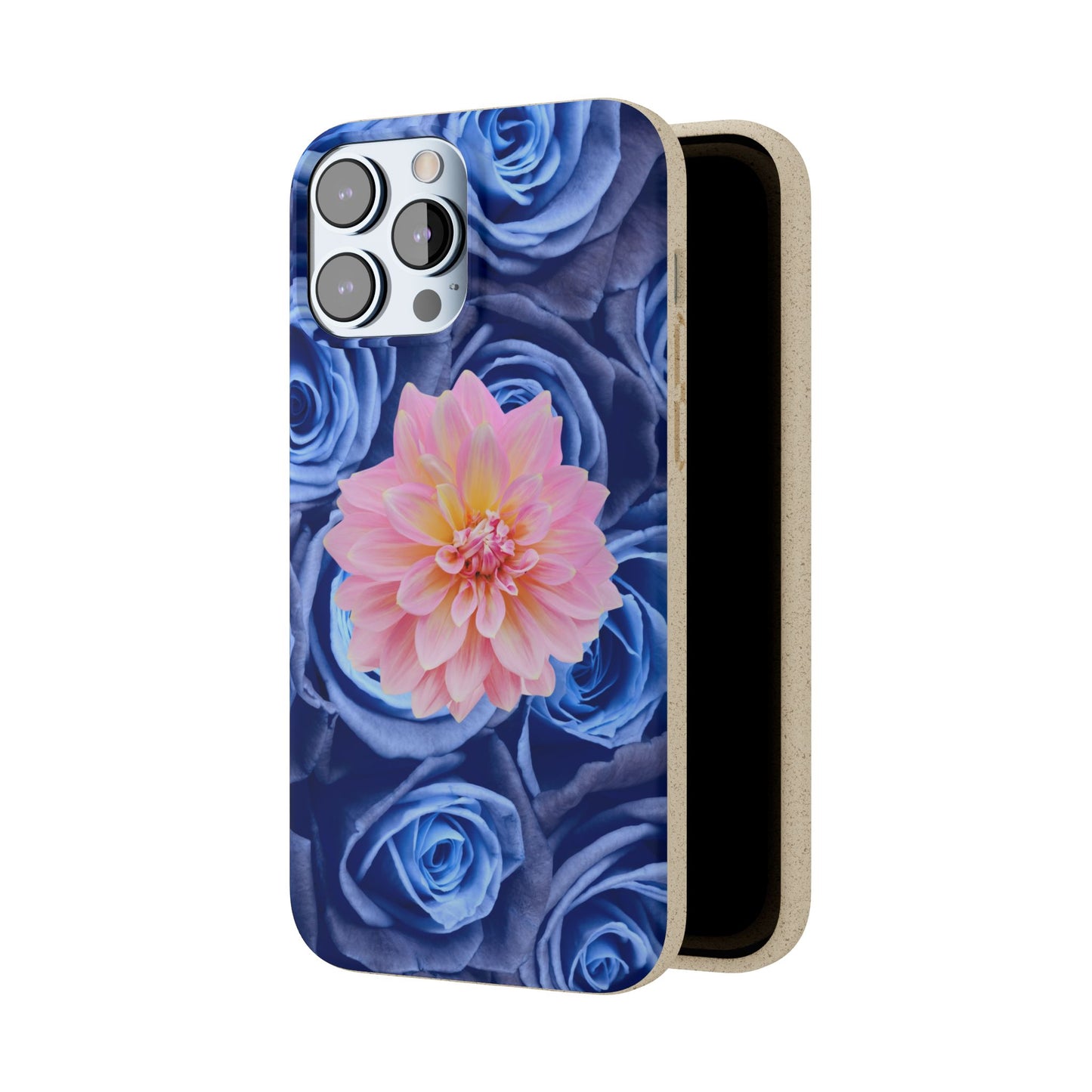 Biodegradable Cases- Blue Roses Design