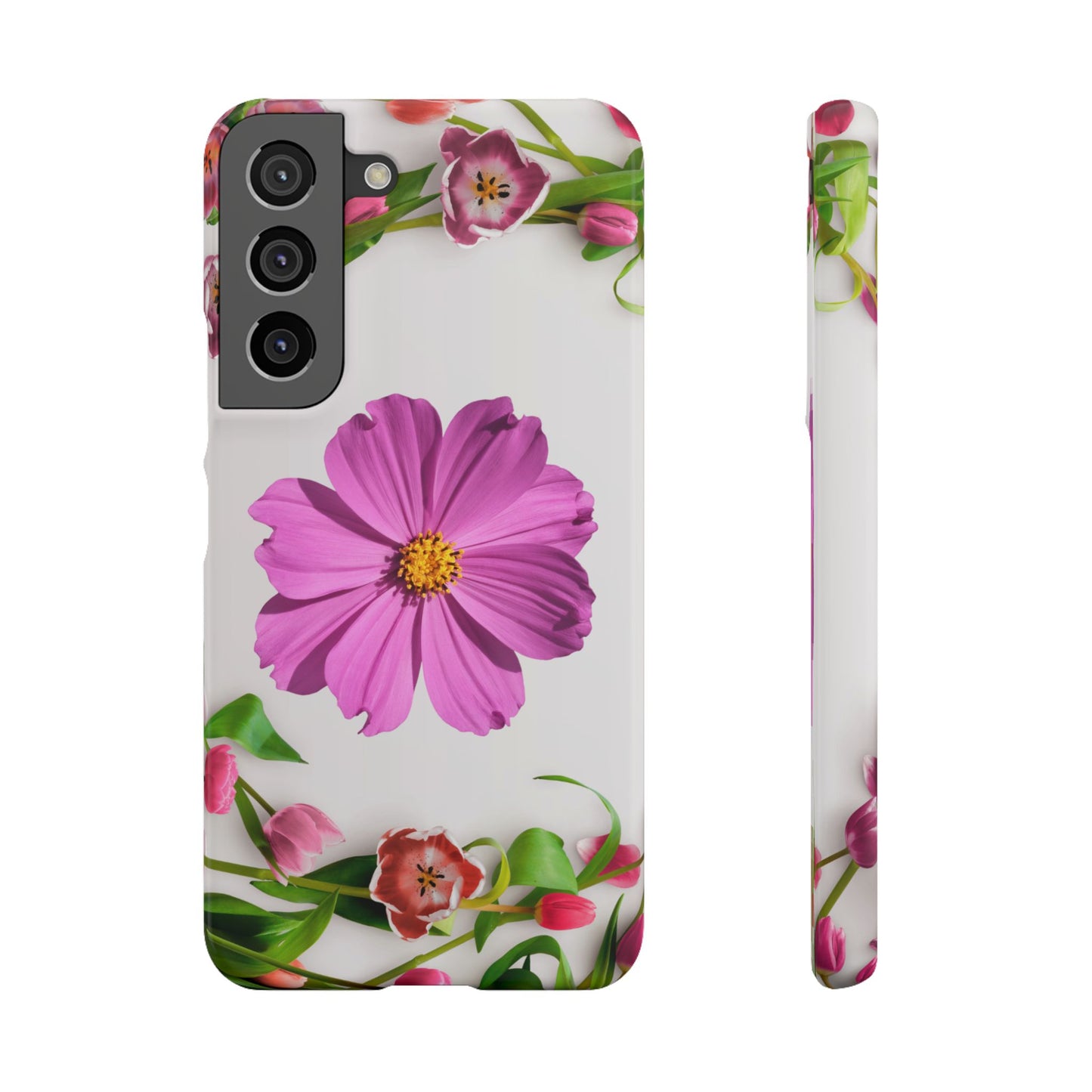 Snap Case- Elegant Flower Design