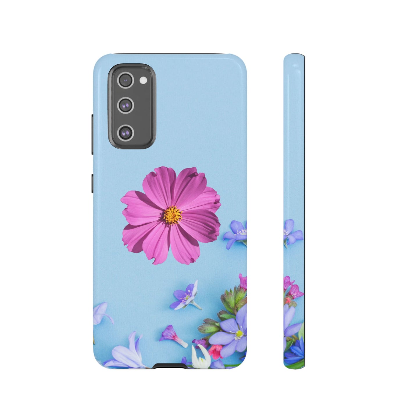 Tough Phone Case - Durable Protection with Vibrant Flower Design