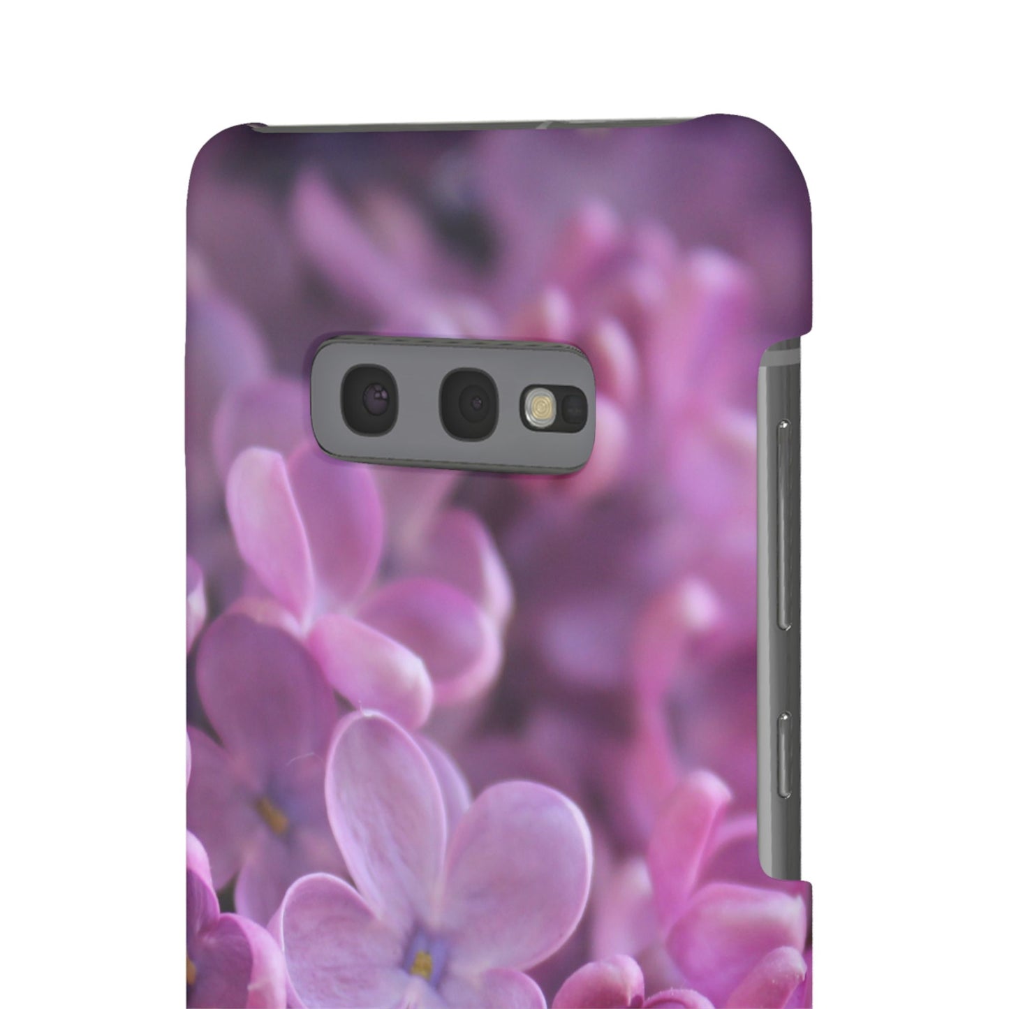 Snap Cases – Vibrant Purple Blossom Design for a Personalized Touch