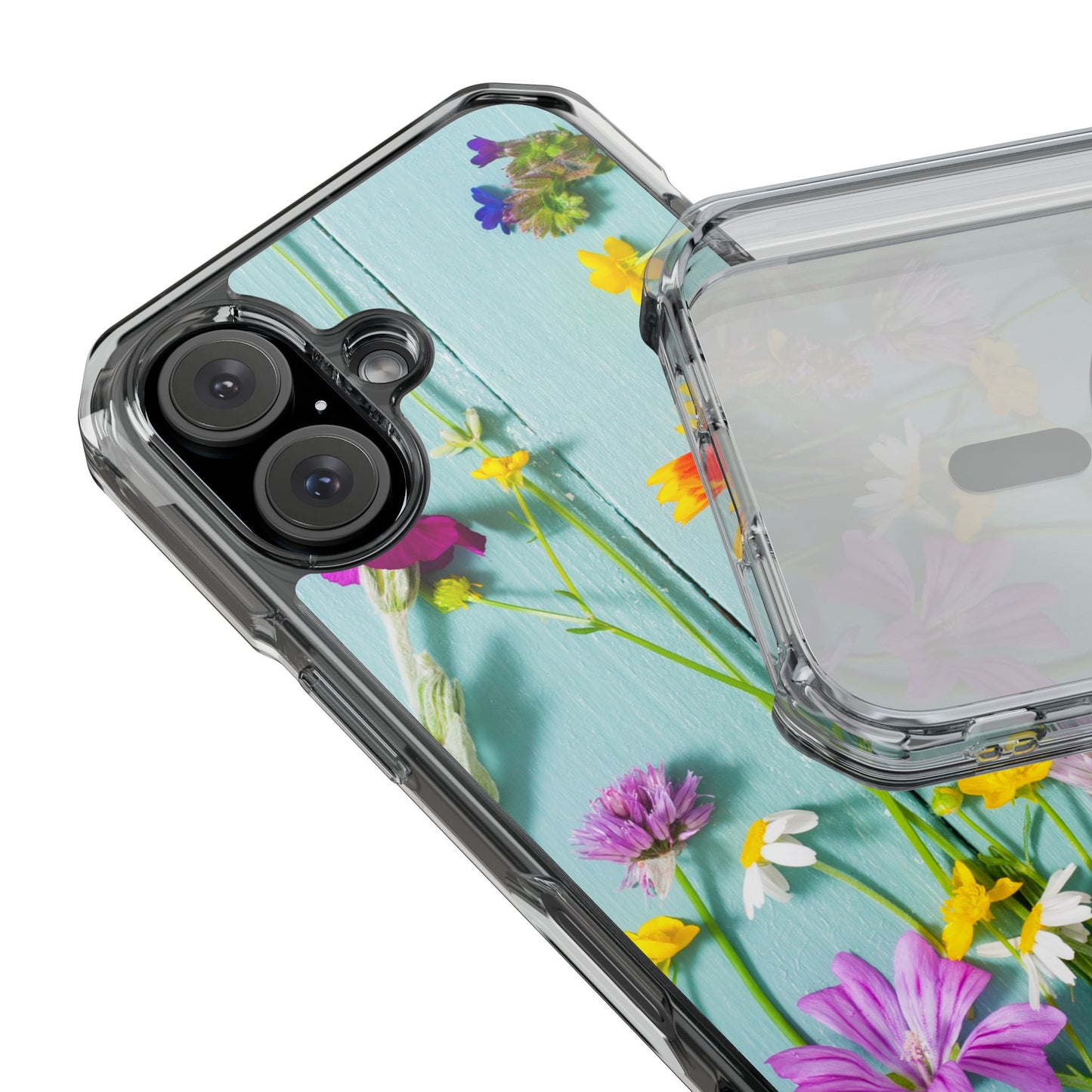 Magnetic Clear Impact Cases- Blossom Field