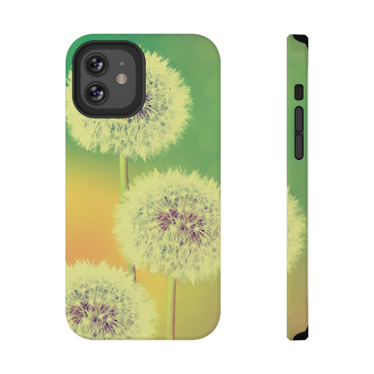 Impact-Resistant Phone Case - Whimsical Dandelion