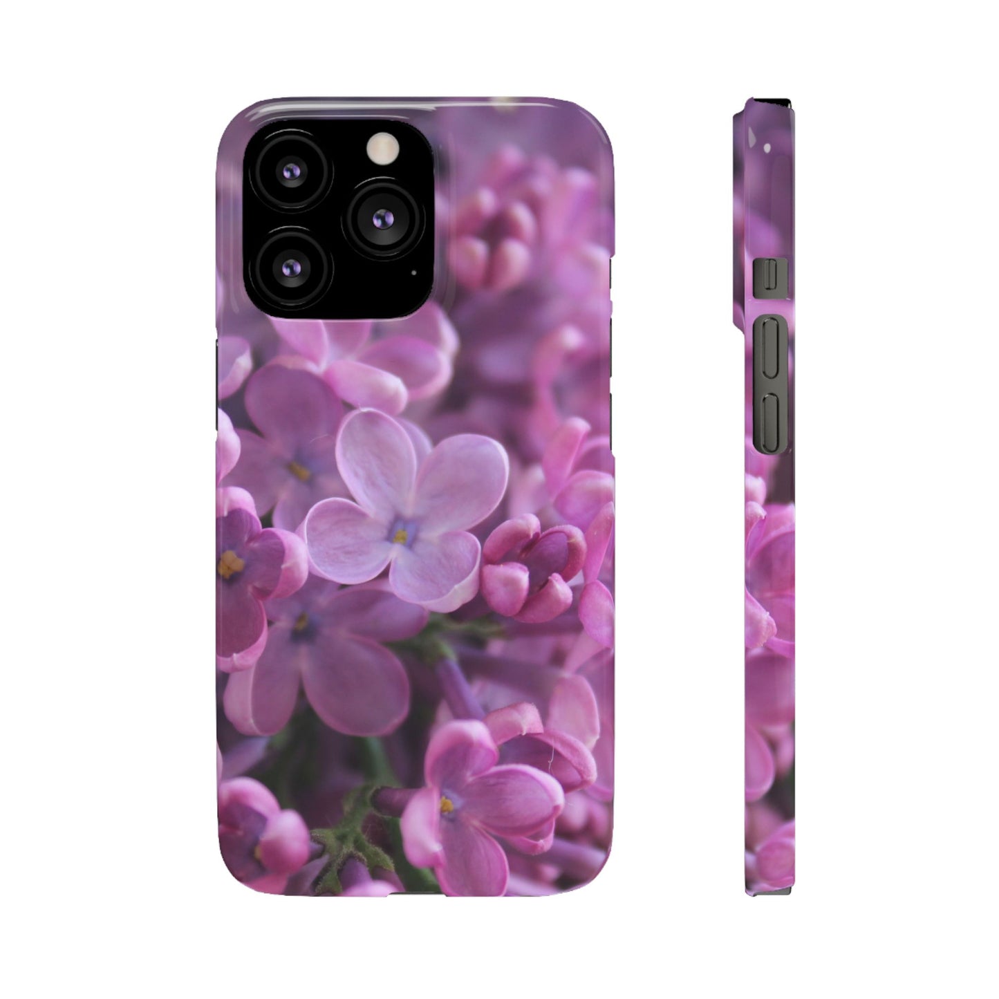 Snap Cases – Vibrant Purple Blossom Design for a Personalized Touch