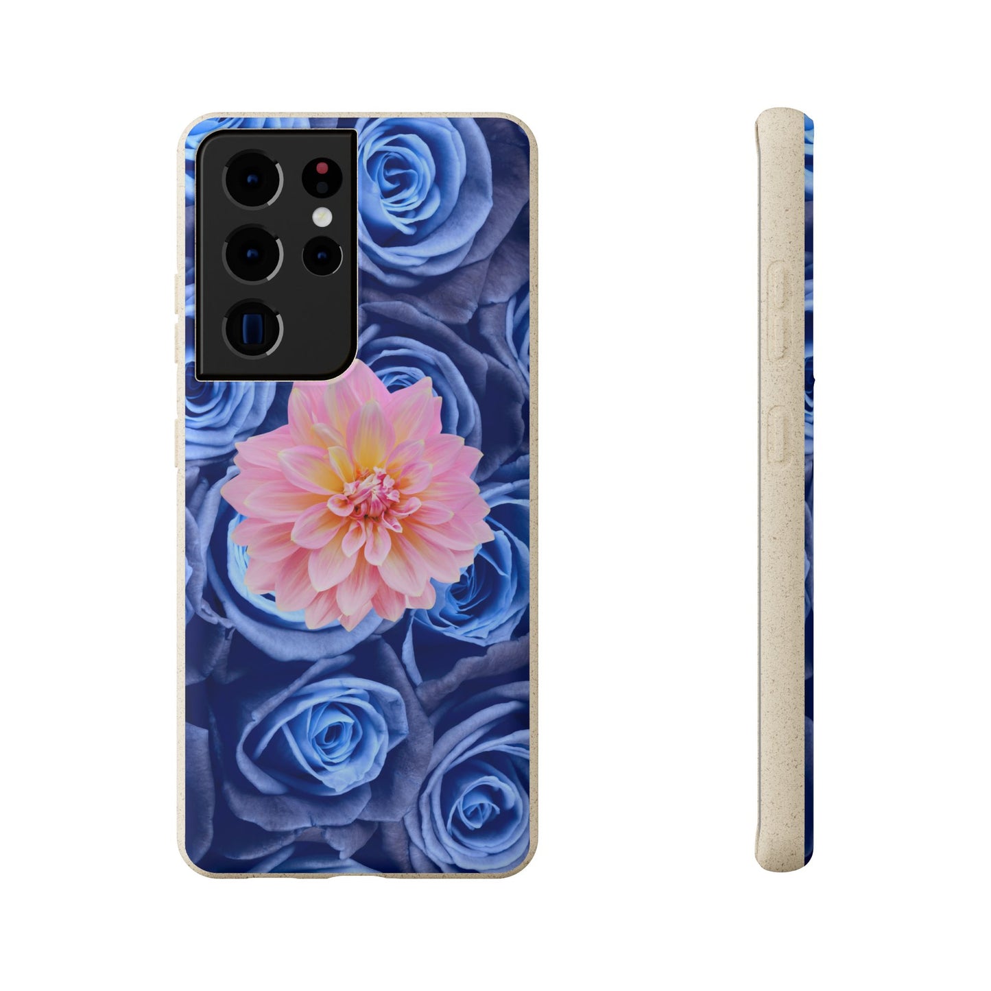 Biodegradable Cases- Blue Roses Design