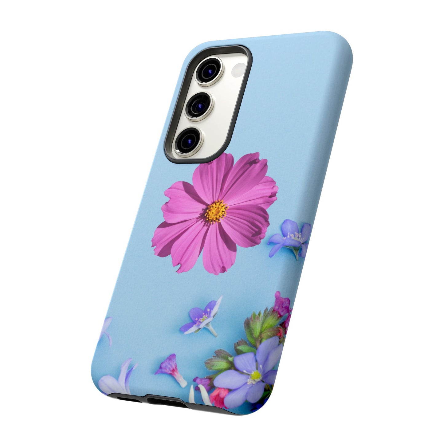 Tough Phone Case - Durable Protection with Vibrant Flower Design