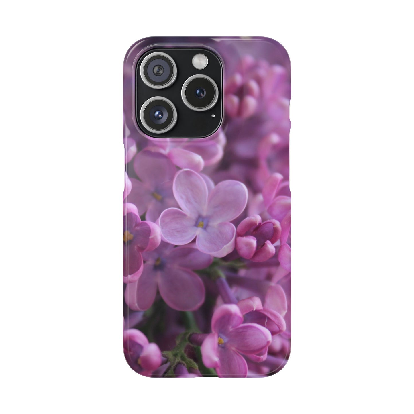 Snap Cases – Vibrant Purple Blossom Design for a Personalized Touch