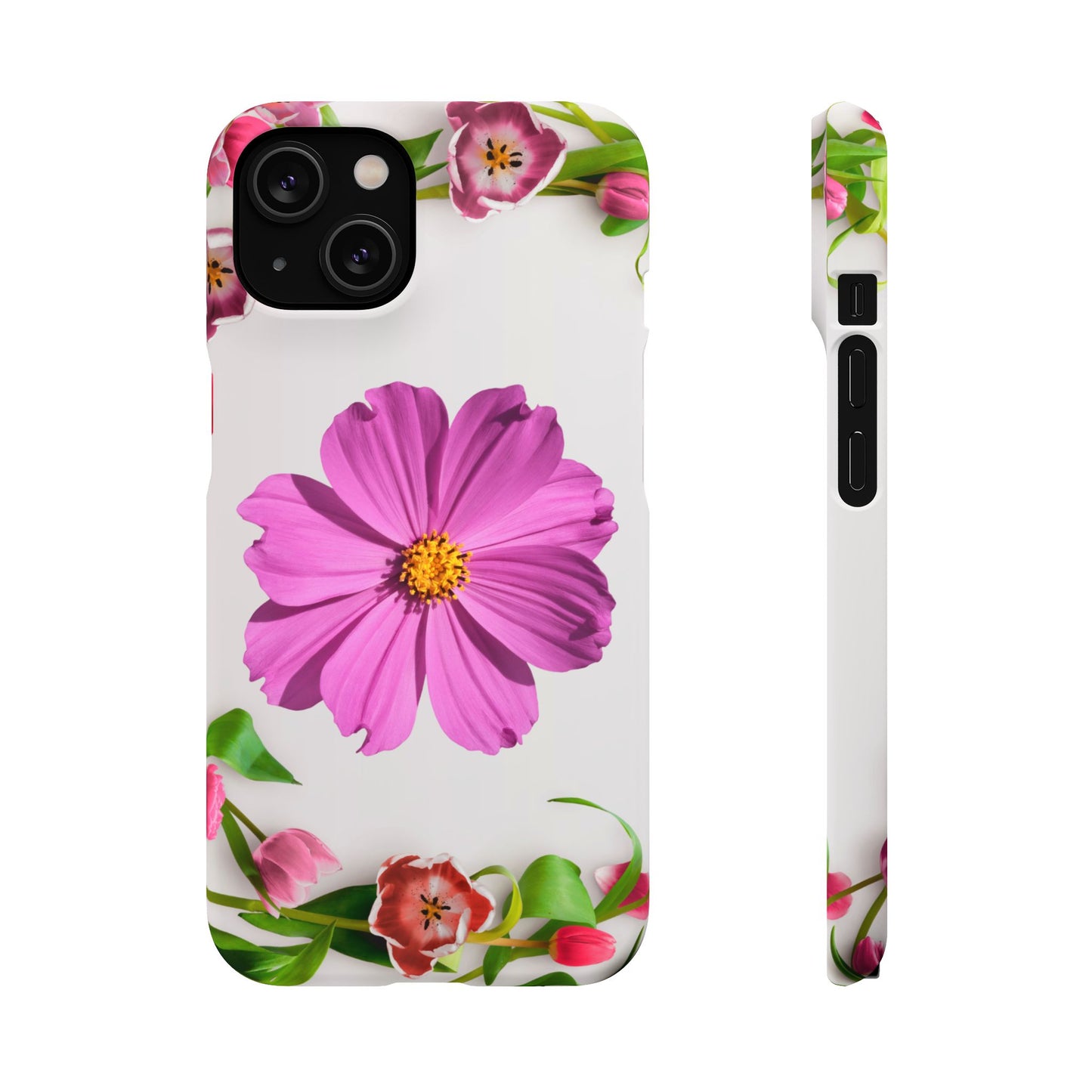 Snap Case- Elegant Flower Design