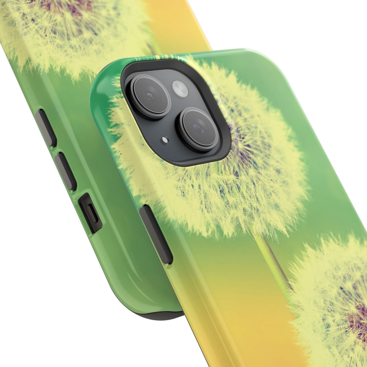 Impact-Resistant Phone Case - Whimsical Dandelion