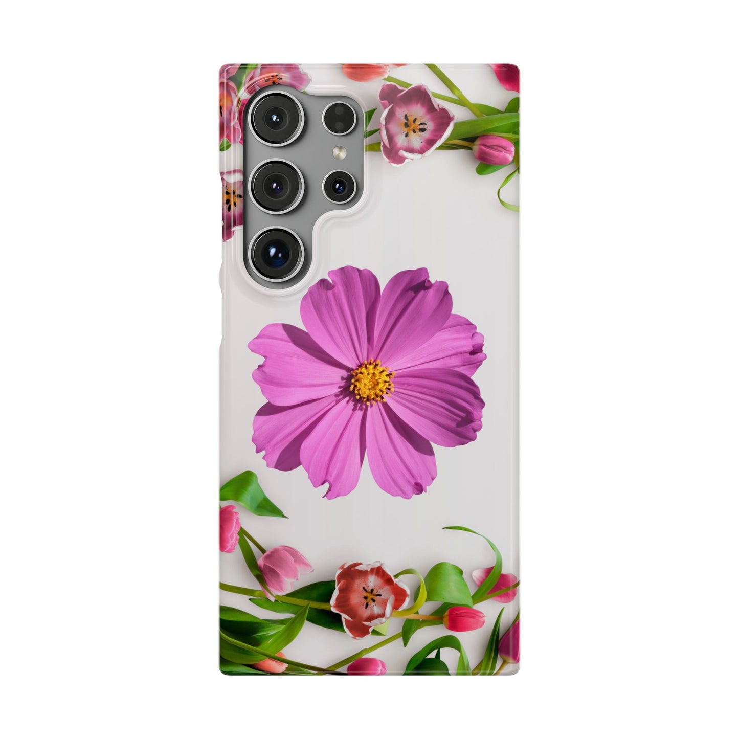 Snap Case- Elegant Flower Design