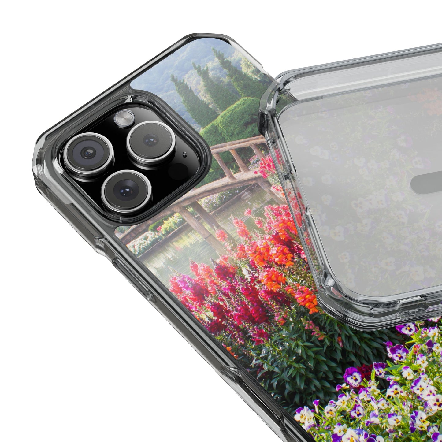 Magnetic Clear Impact Case - Nature-Inspired Phone Protection