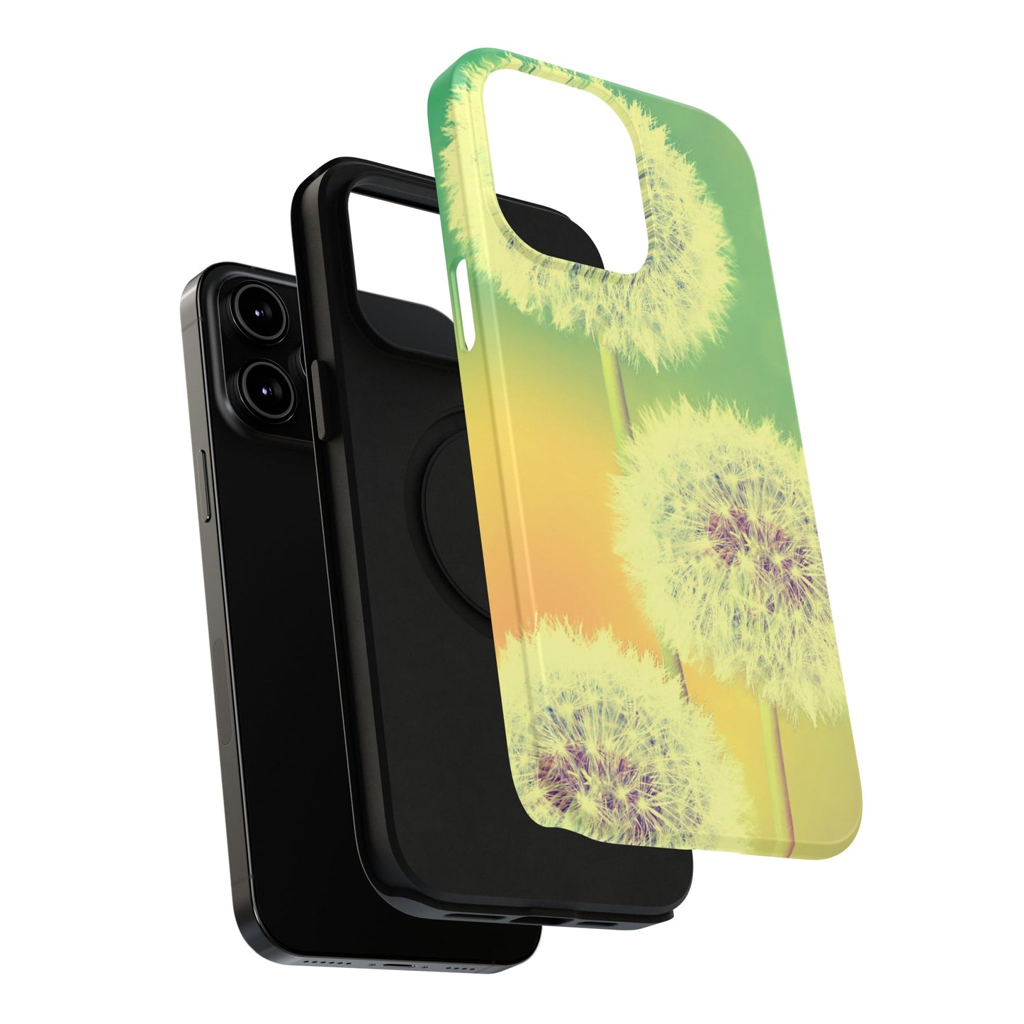 Impact-Resistant Phone Case - Whimsical Dandelion