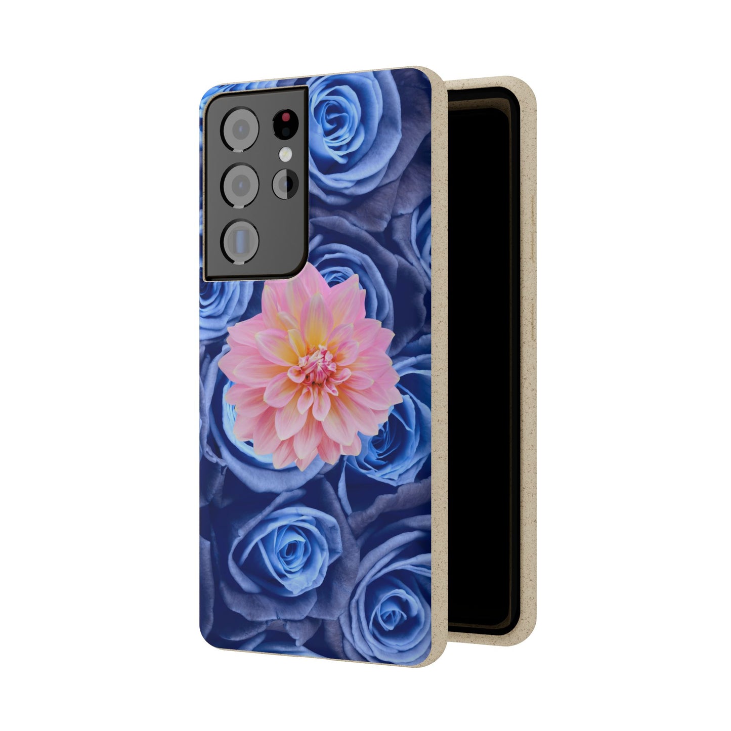 Biodegradable Cases- Blue Roses Design