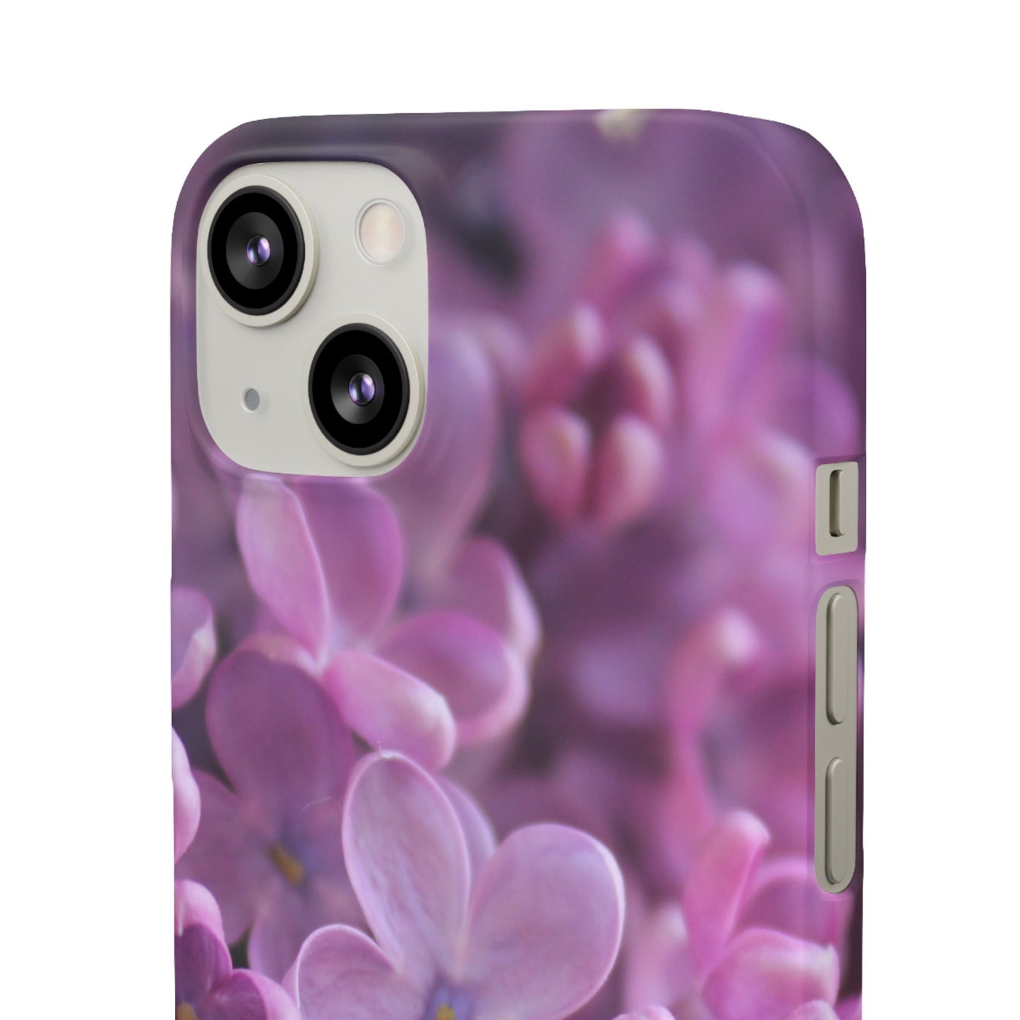 Snap Cases – Vibrant Purple Blossom Design for a Personalized Touch