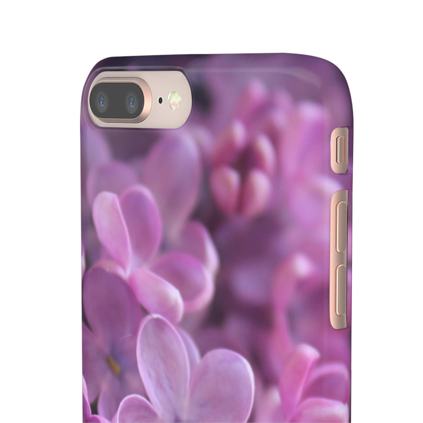 Snap Cases – Vibrant Purple Blossom Design for a Personalized Touch