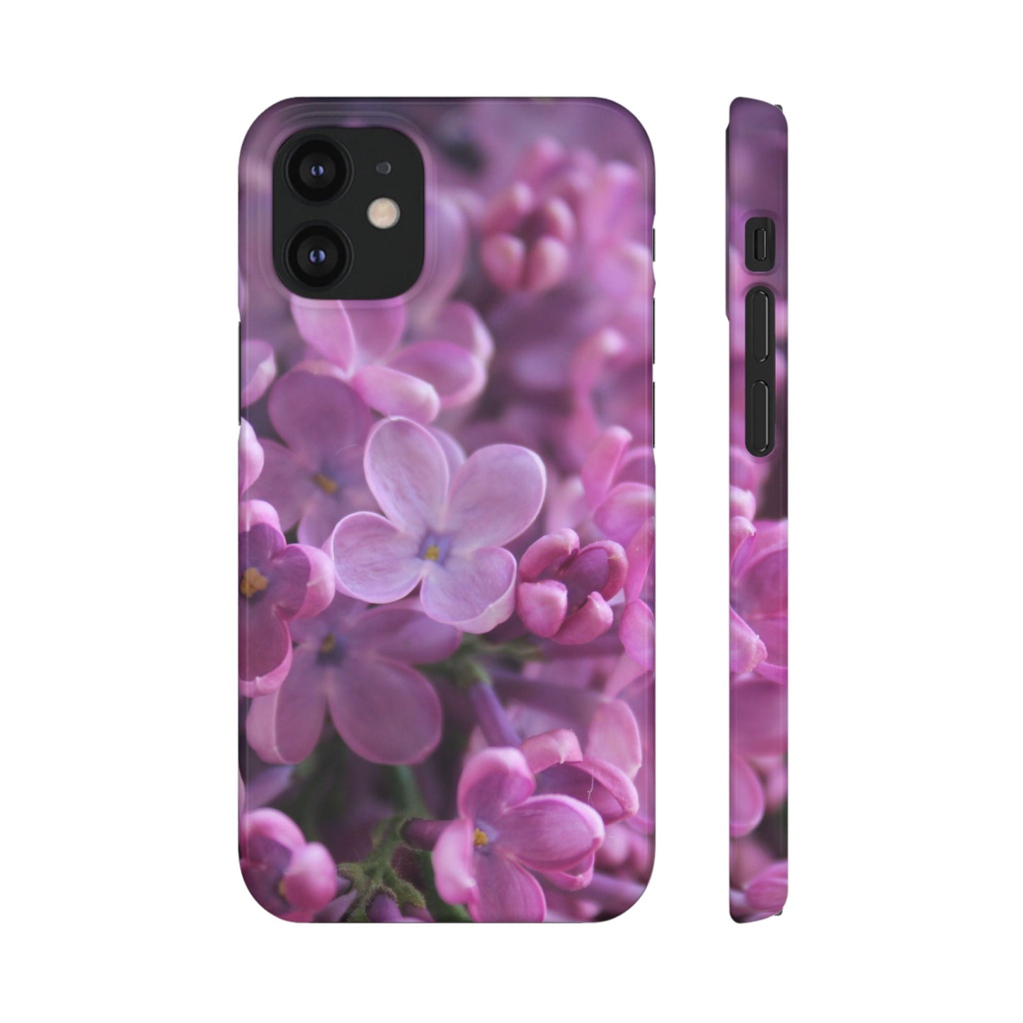 Snap Cases – Vibrant Purple Blossom Design for a Personalized Touch