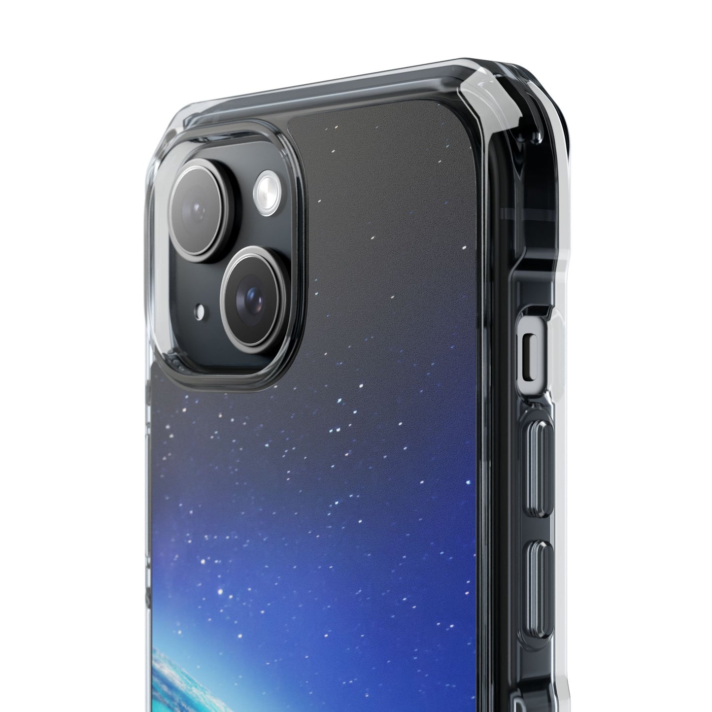 Magnetic Clear Impact Case - Galaxy Earth