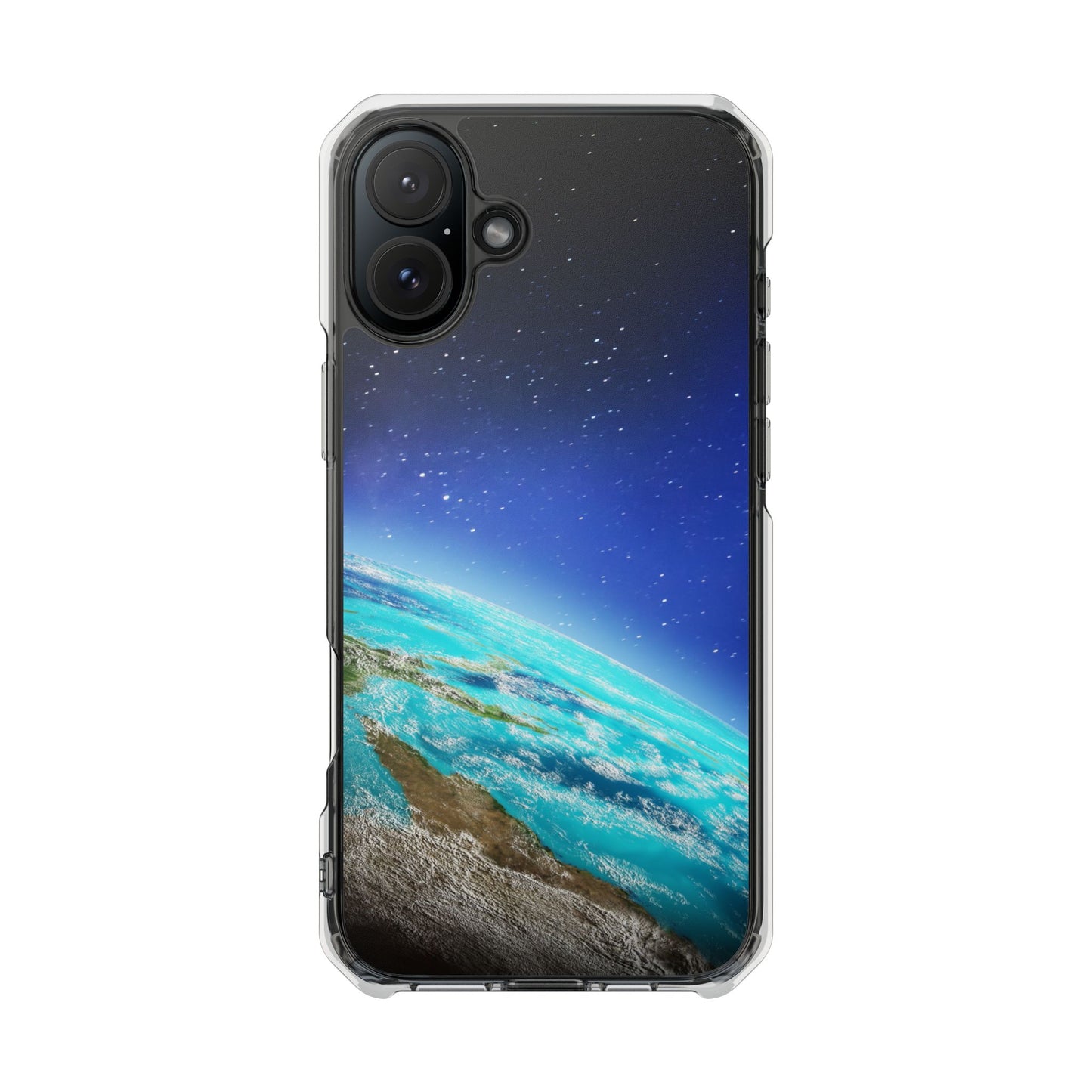 Magnetic Clear Impact Case - Galaxy Earth