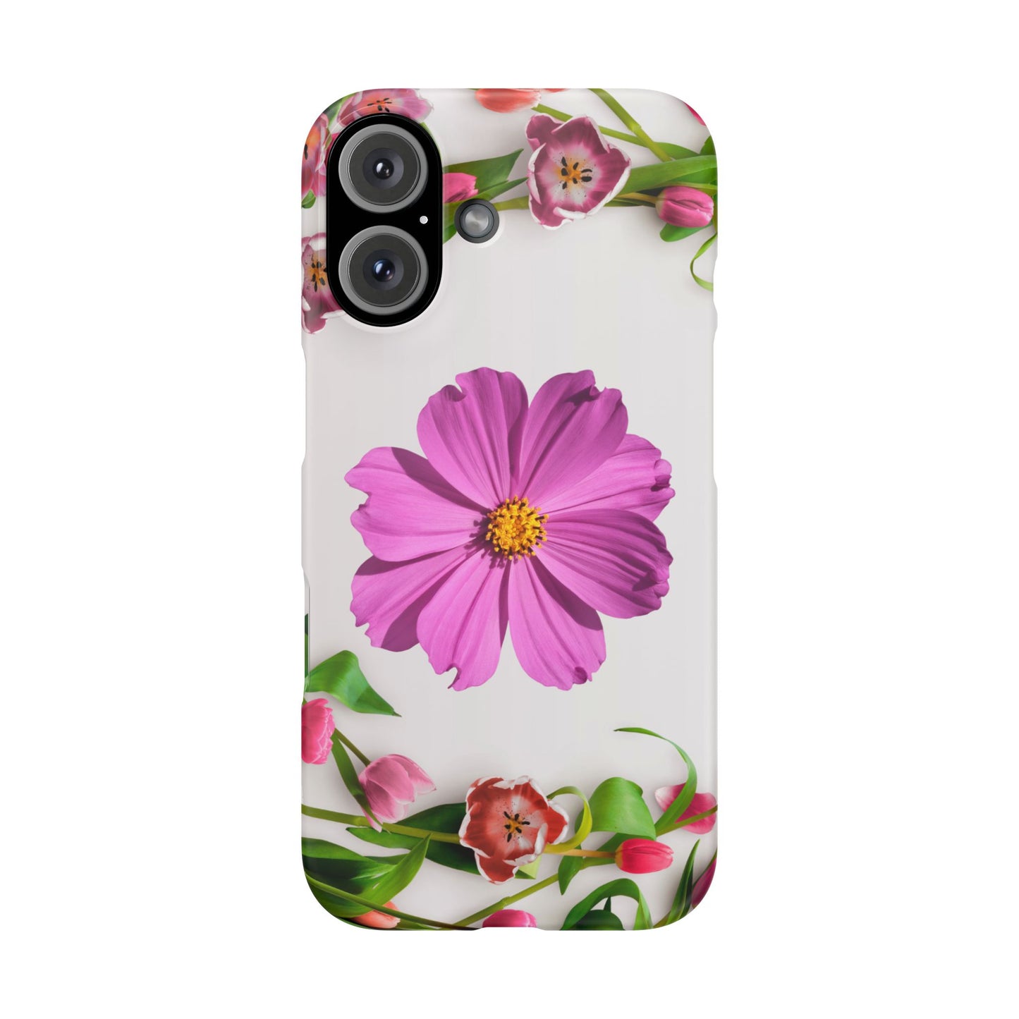 Snap Case- Elegant Flower Design