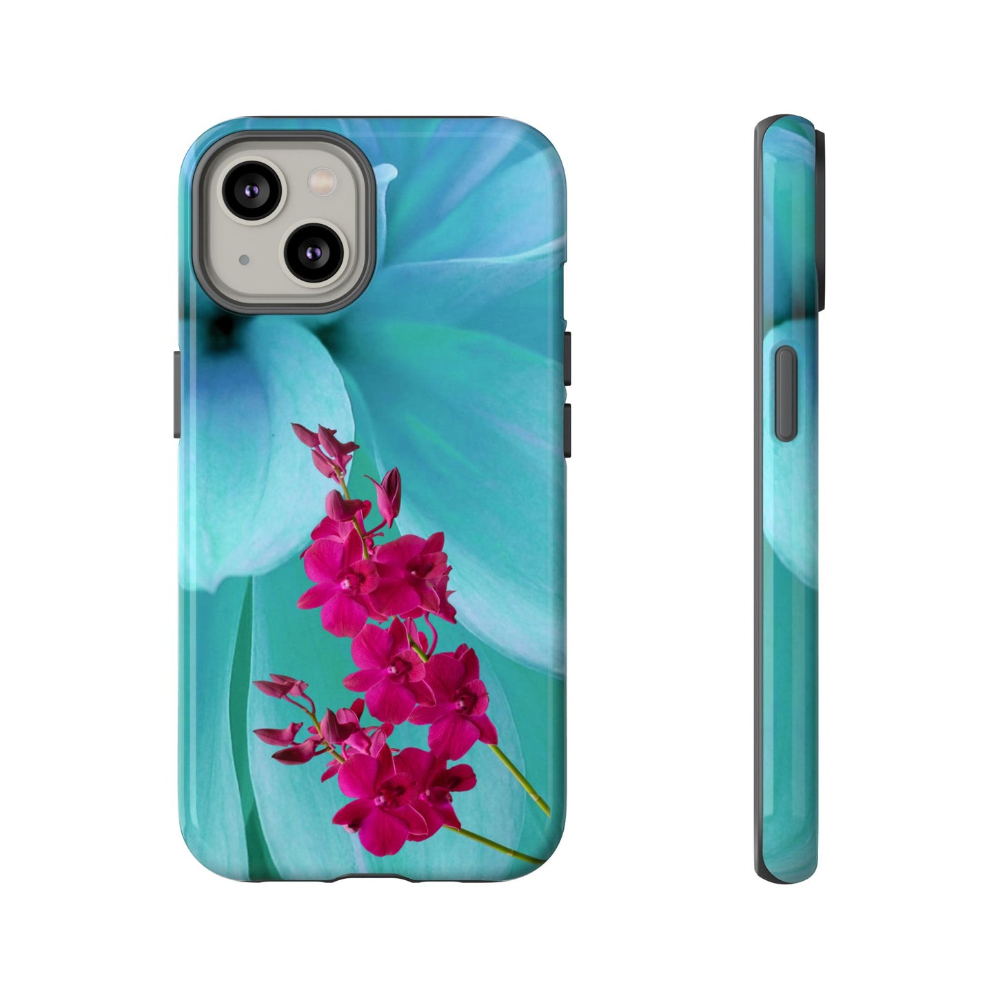 Tough Phone Case - Elegant Orchid Design