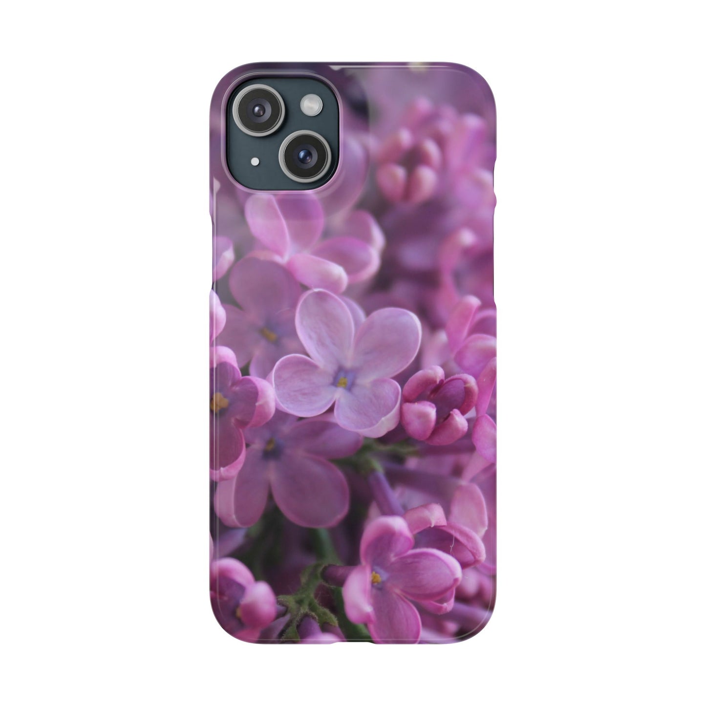 Snap Cases – Vibrant Purple Blossom Design for a Personalized Touch