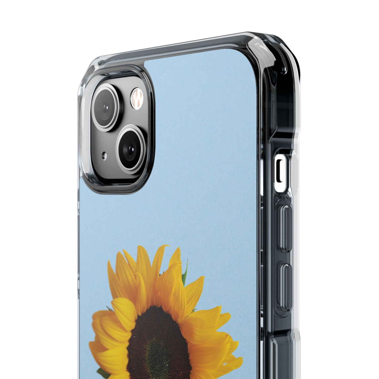 Magnet Clear Impact Case - Floristic Sunflower Design