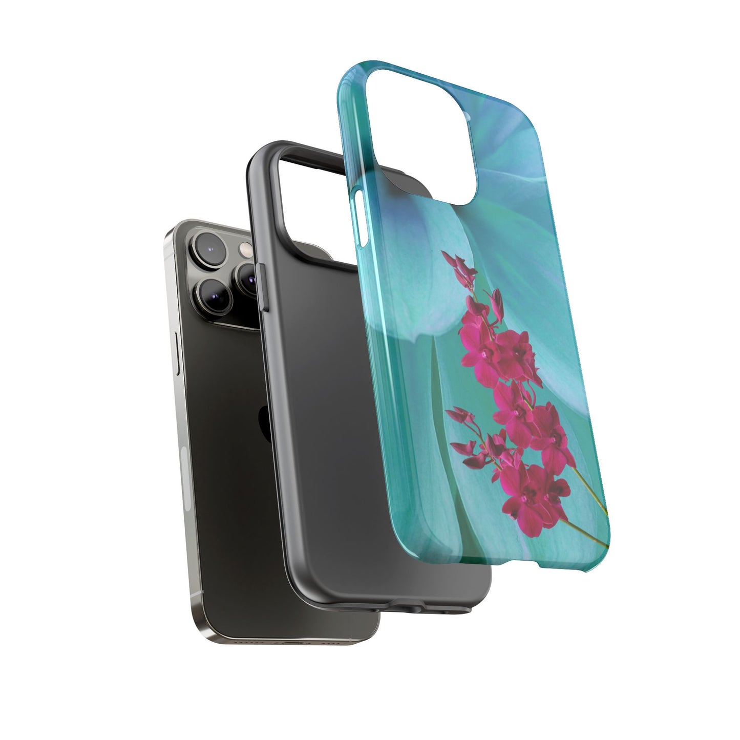 Tough Phone Case - Elegant Orchid Design