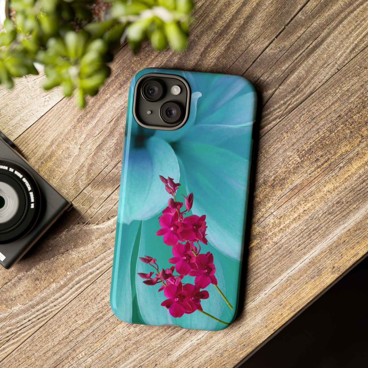 Tough Phone Case - Elegant Orchid Design