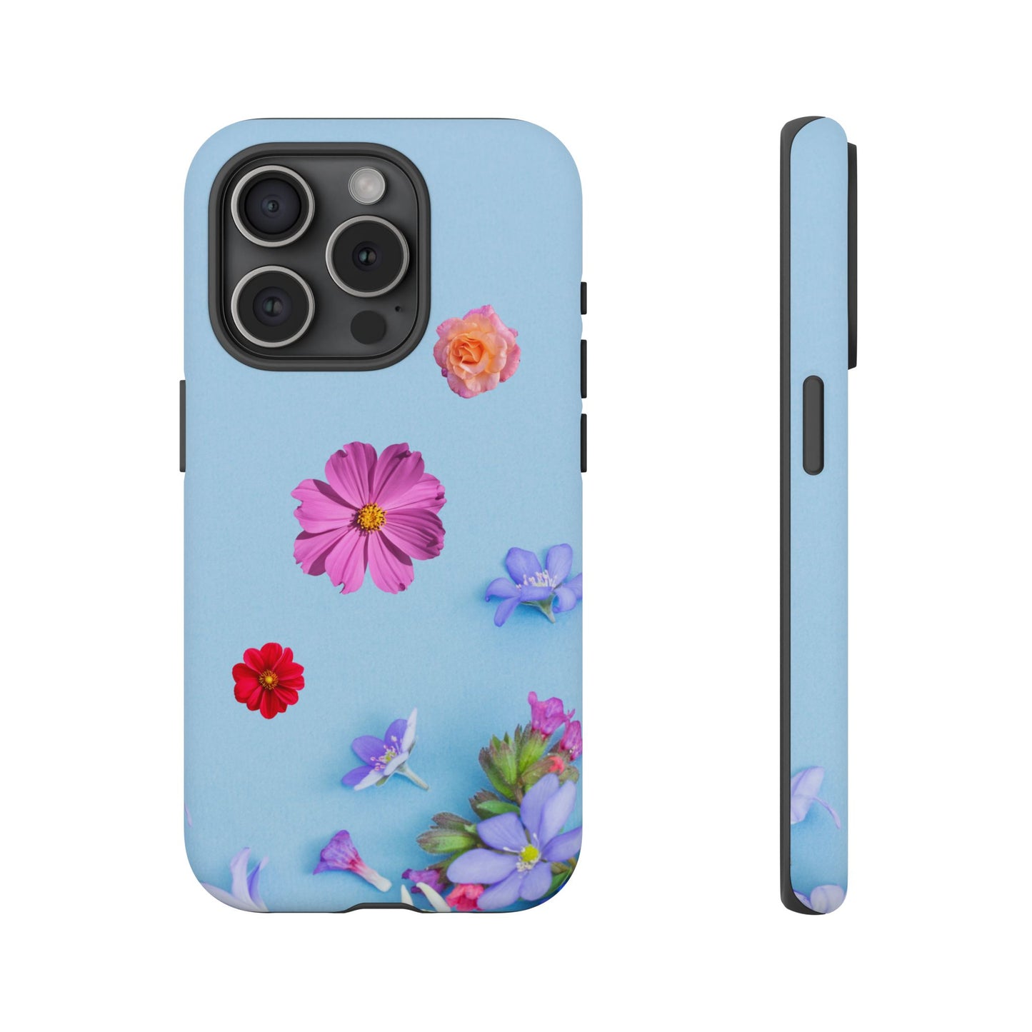 Tough Phone Case - Colorful Flower Design for Spring & Summer