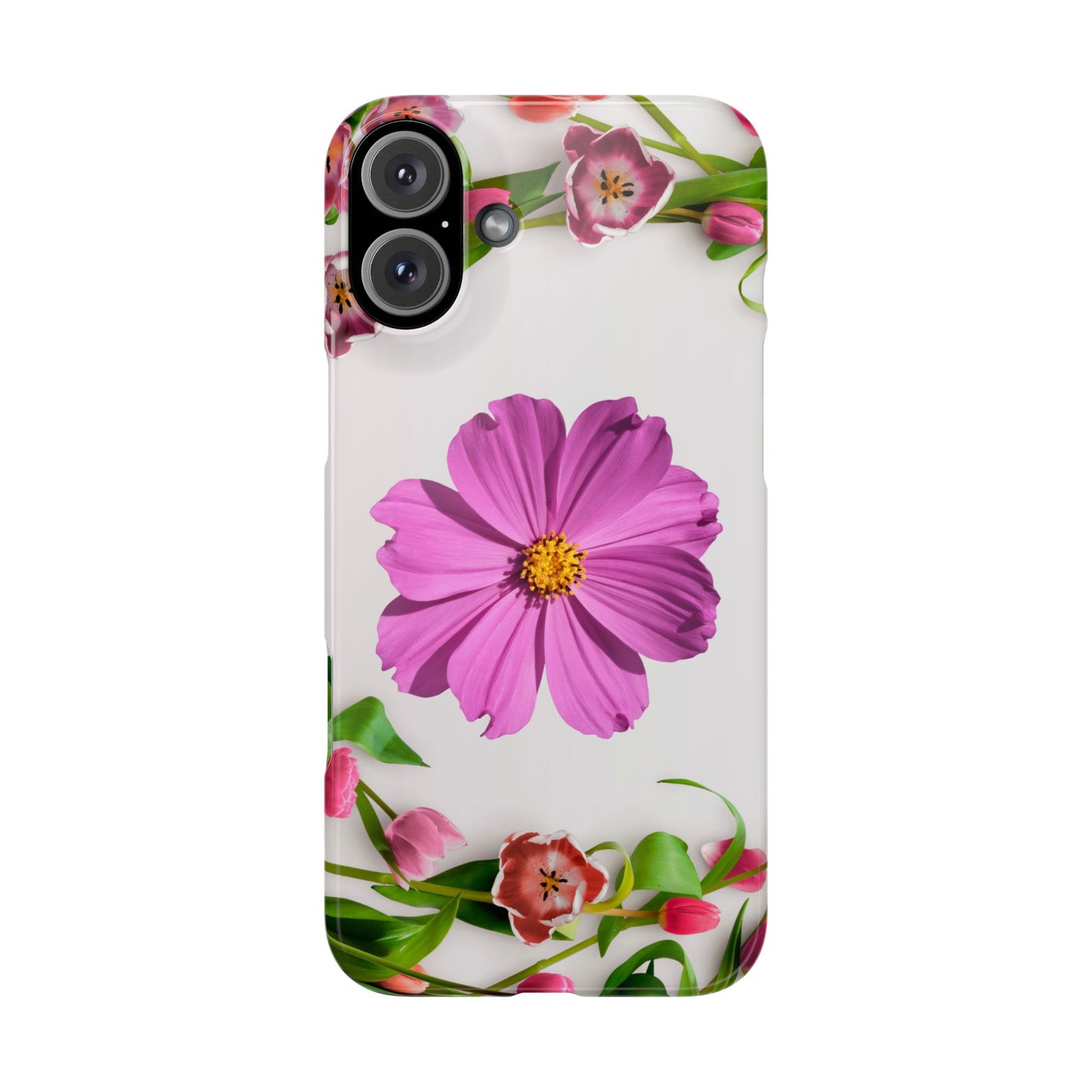 Snap Case- Elegant Flower Design