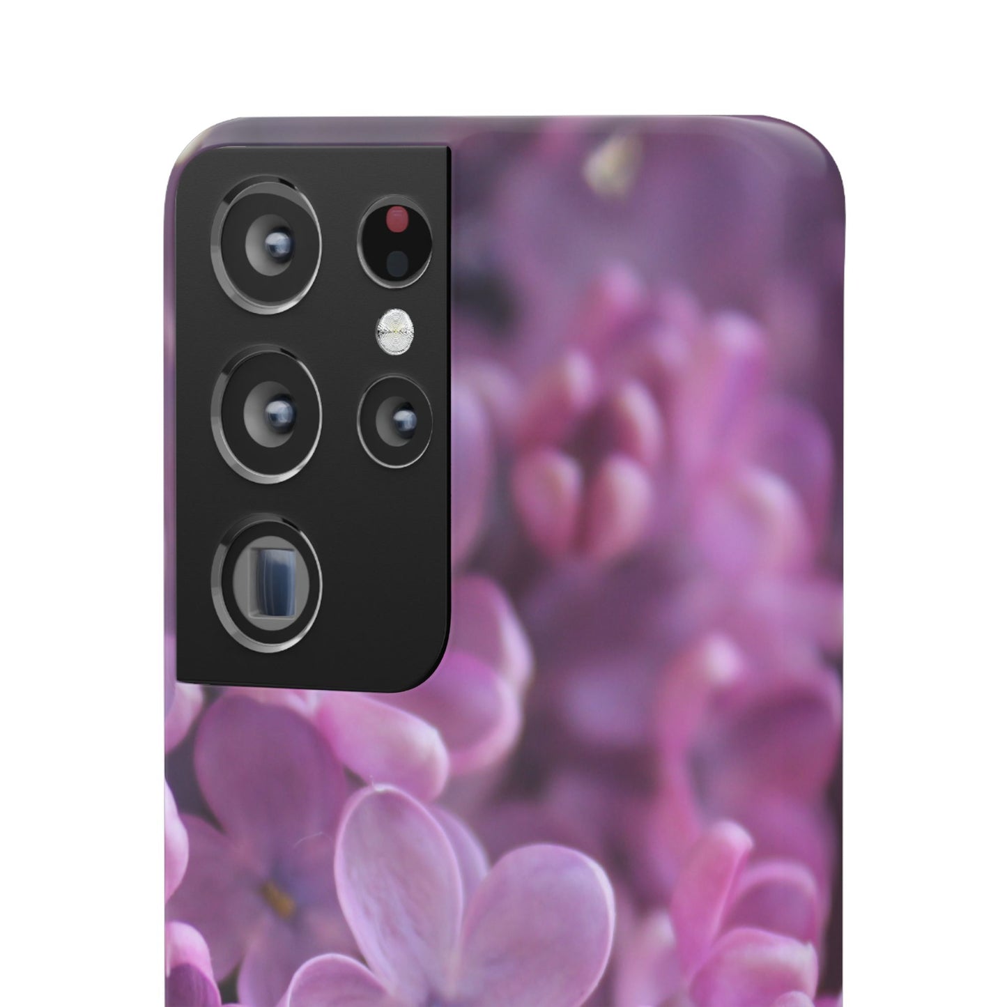 Snap Cases – Vibrant Purple Blossom Design for a Personalized Touch