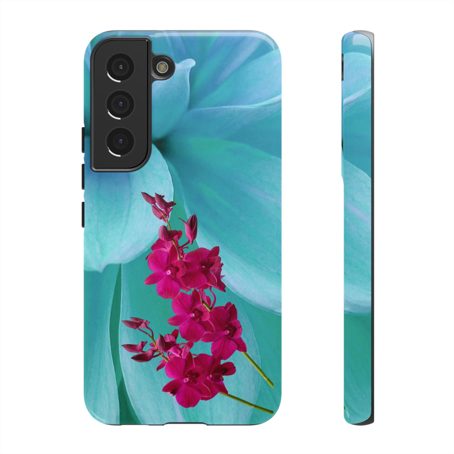 Tough Phone Case - Elegant Orchid Design