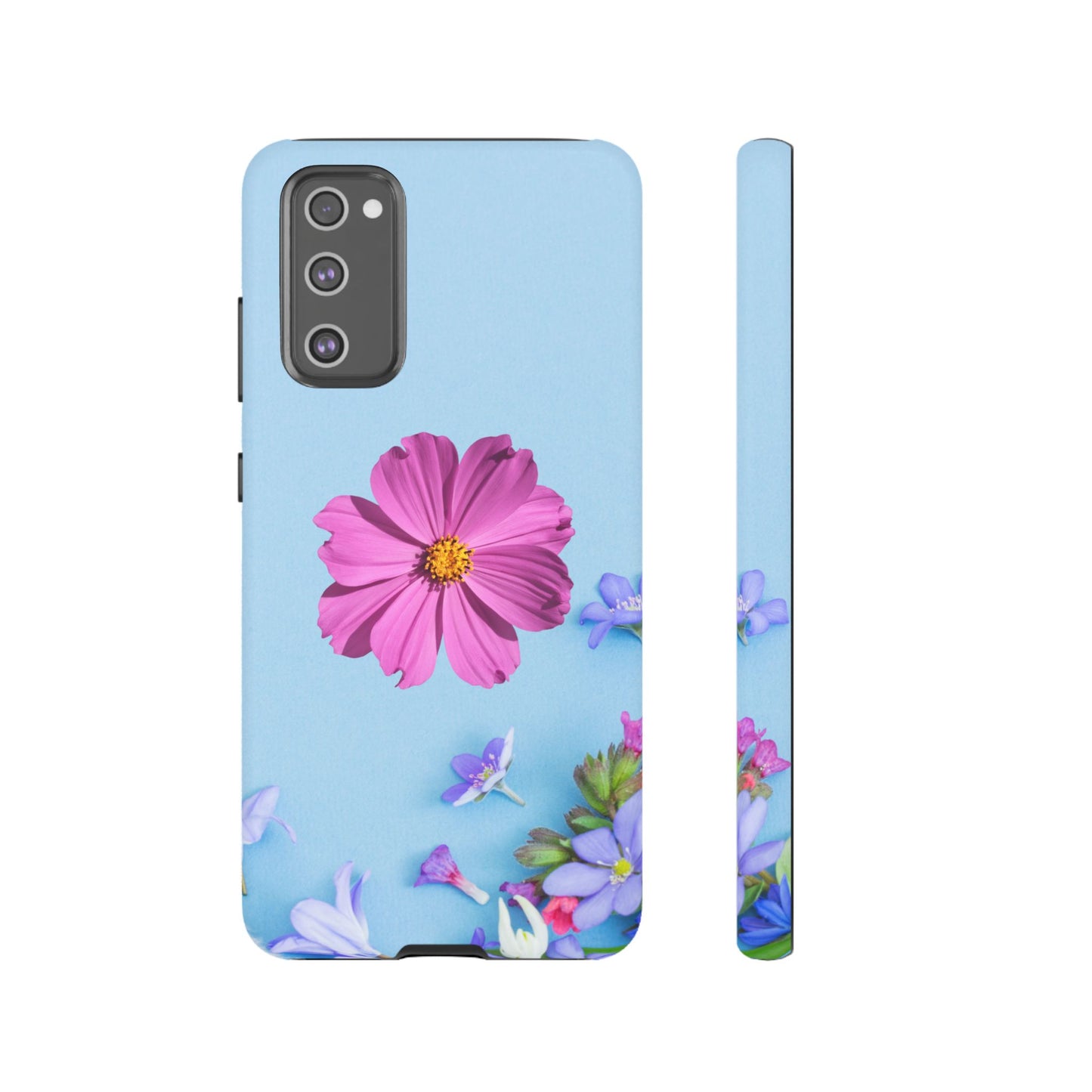 Tough Phone Case - Durable Protection with Vibrant Flower Design