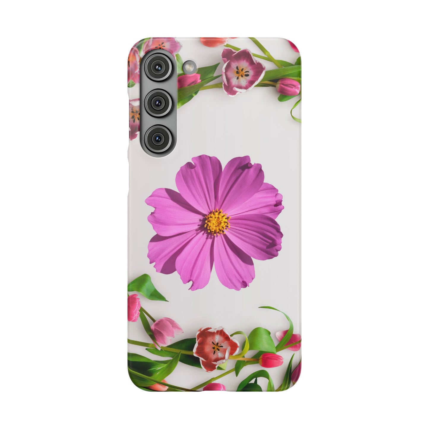 Snap Case- Elegant Flower Design