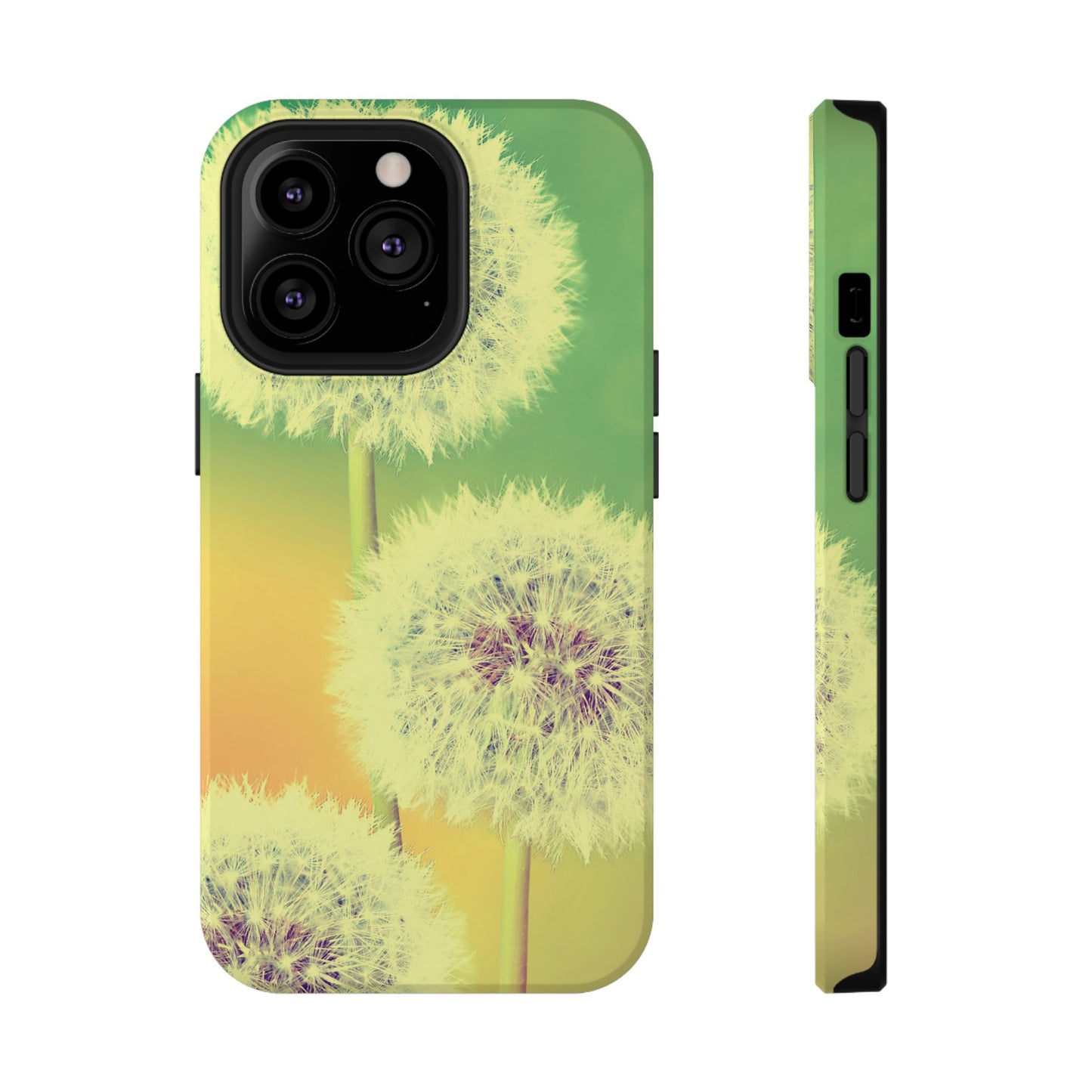 Impact-Resistant Phone Case - Whimsical Dandelion