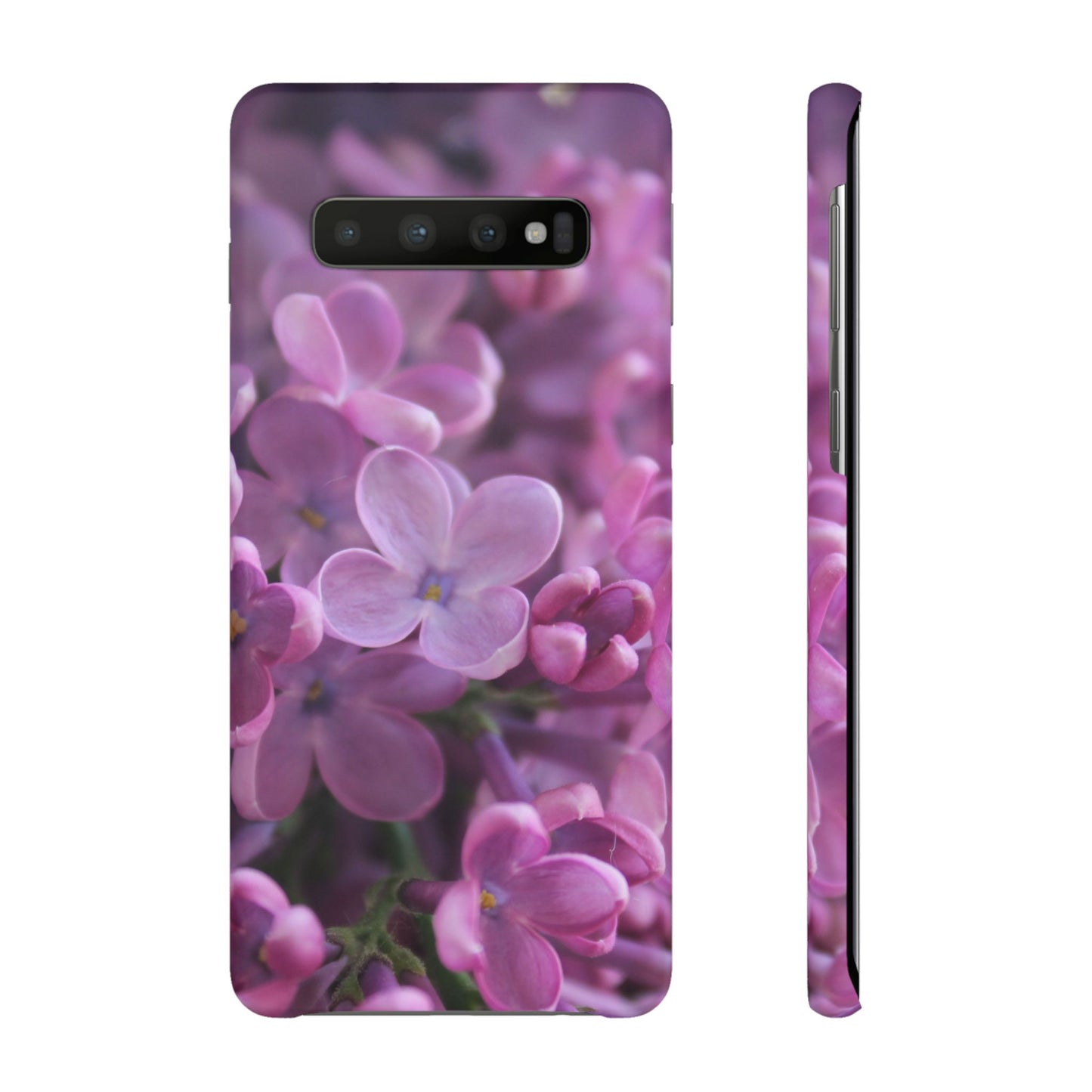 Snap Cases – Vibrant Purple Blossom Design for a Personalized Touch