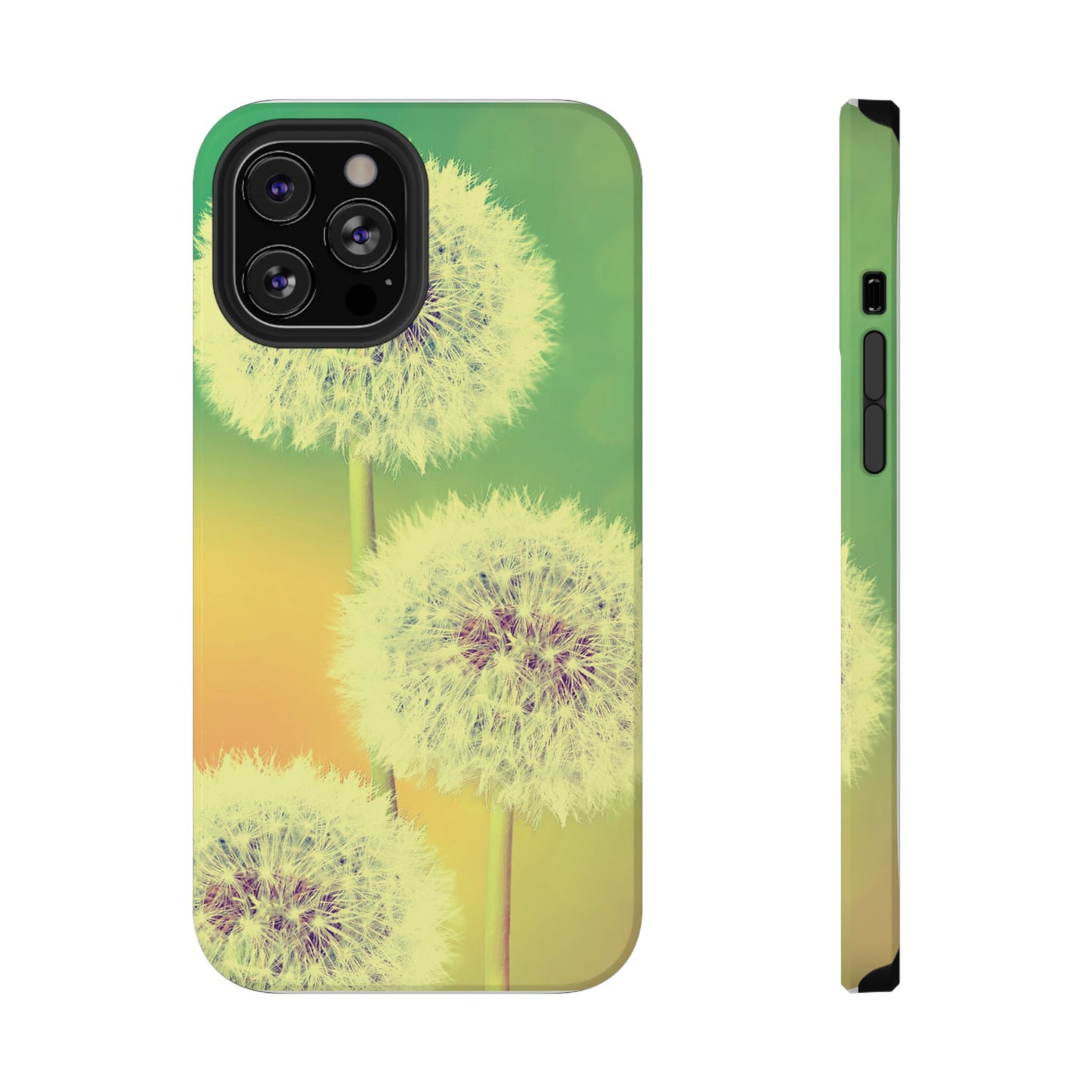 Impact-Resistant Phone Case - Whimsical Dandelion