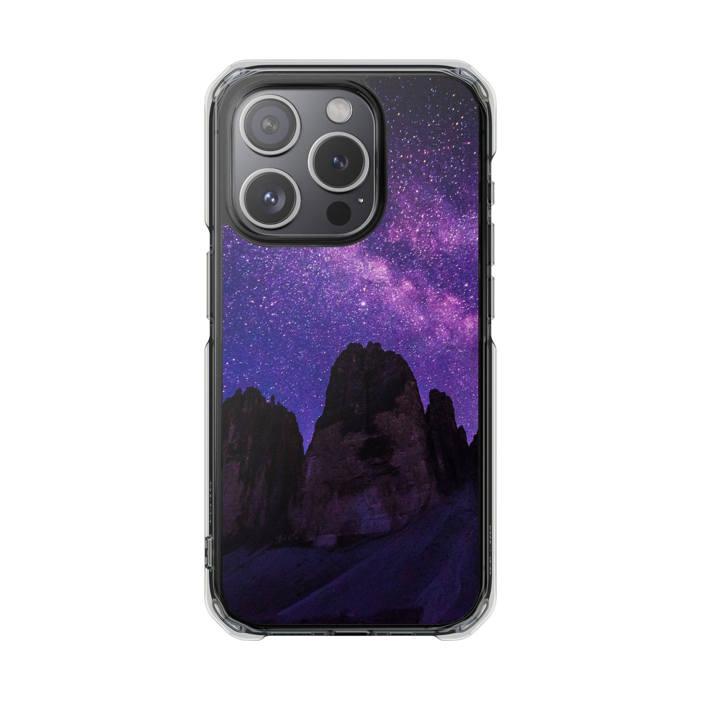 Magnetic Clear Impact Case- Stunning Starry Design