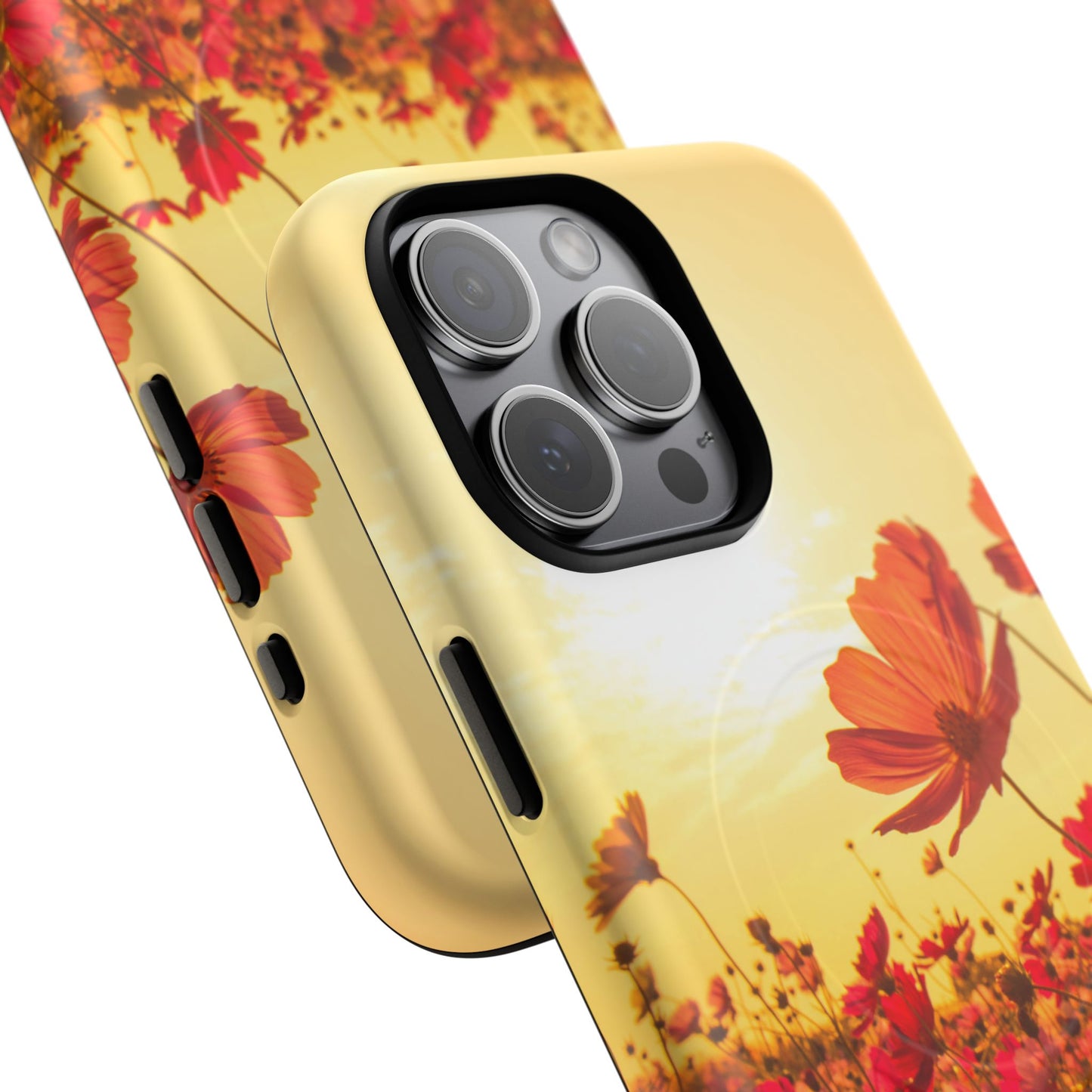 Tough Magnetic Phone Case – Vibrant Floral  and Stylish Protection for Nature Lovers