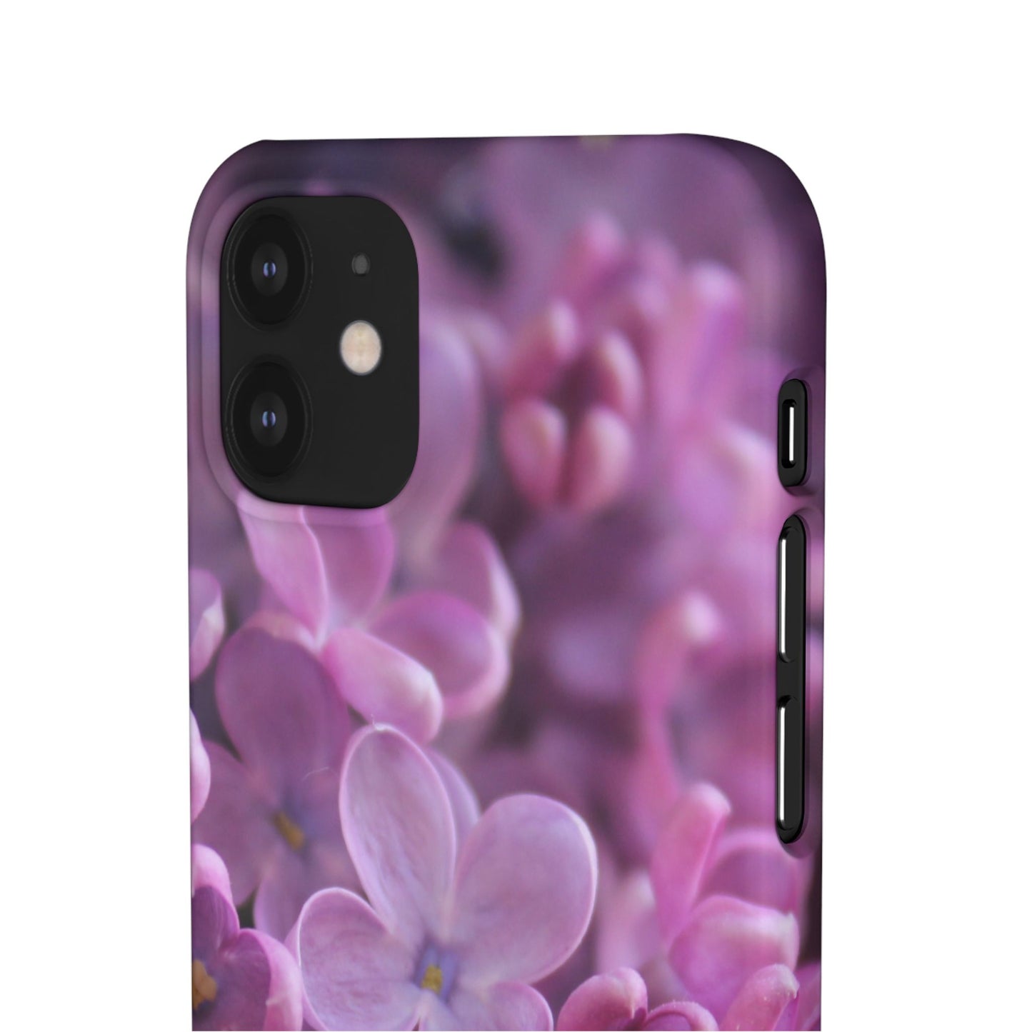 Snap Cases – Vibrant Purple Blossom Design for a Personalized Touch