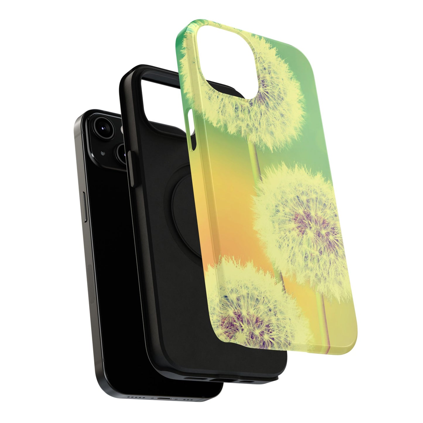 Impact-Resistant Phone Case - Whimsical Dandelion