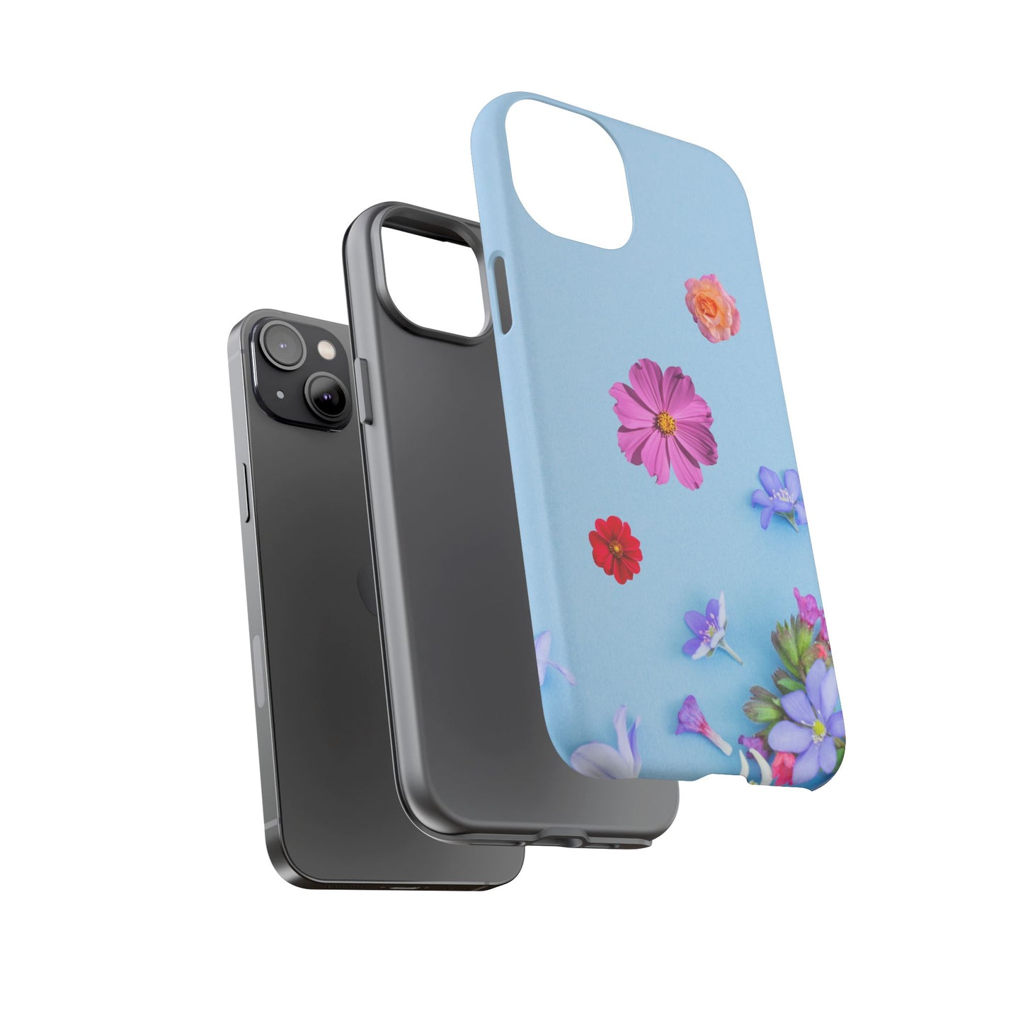 Tough Phone Case - Colorful Flower Design for Spring & Summer