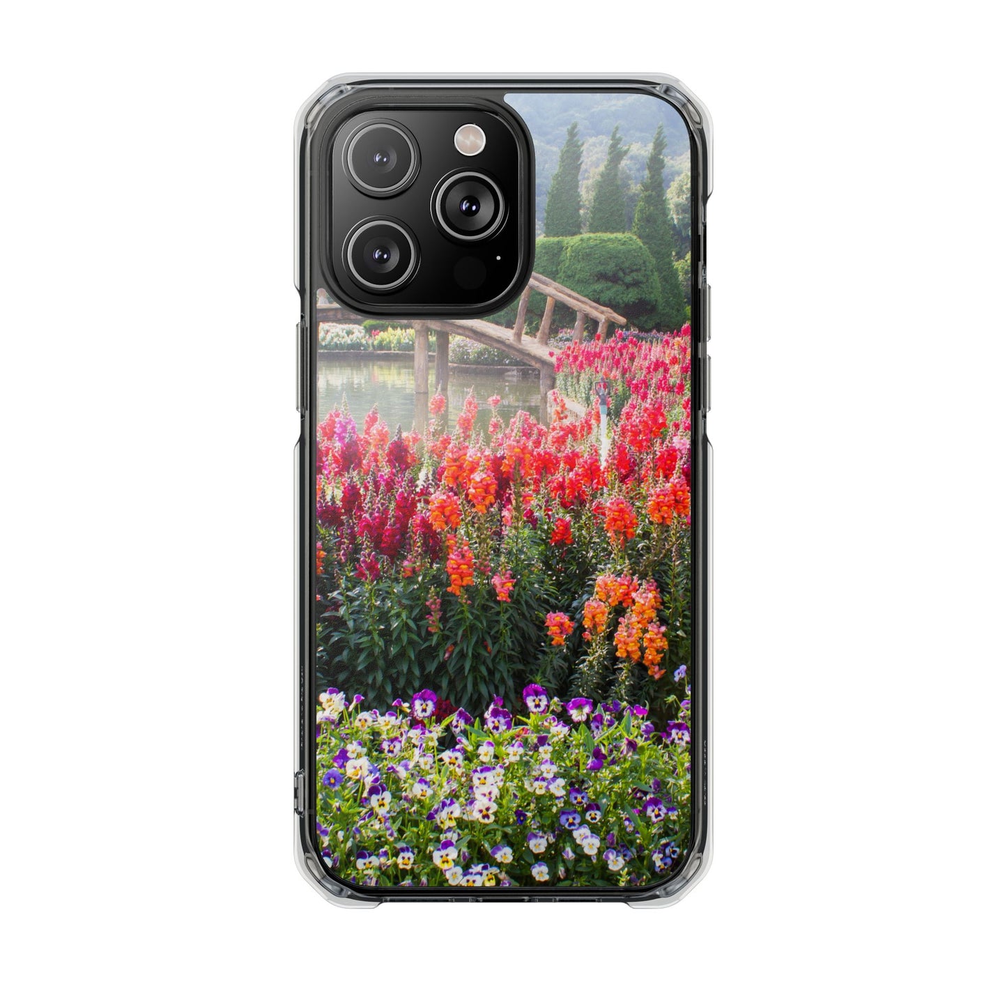 Magnetic Clear Impact Case - Nature-Inspired Phone Protection