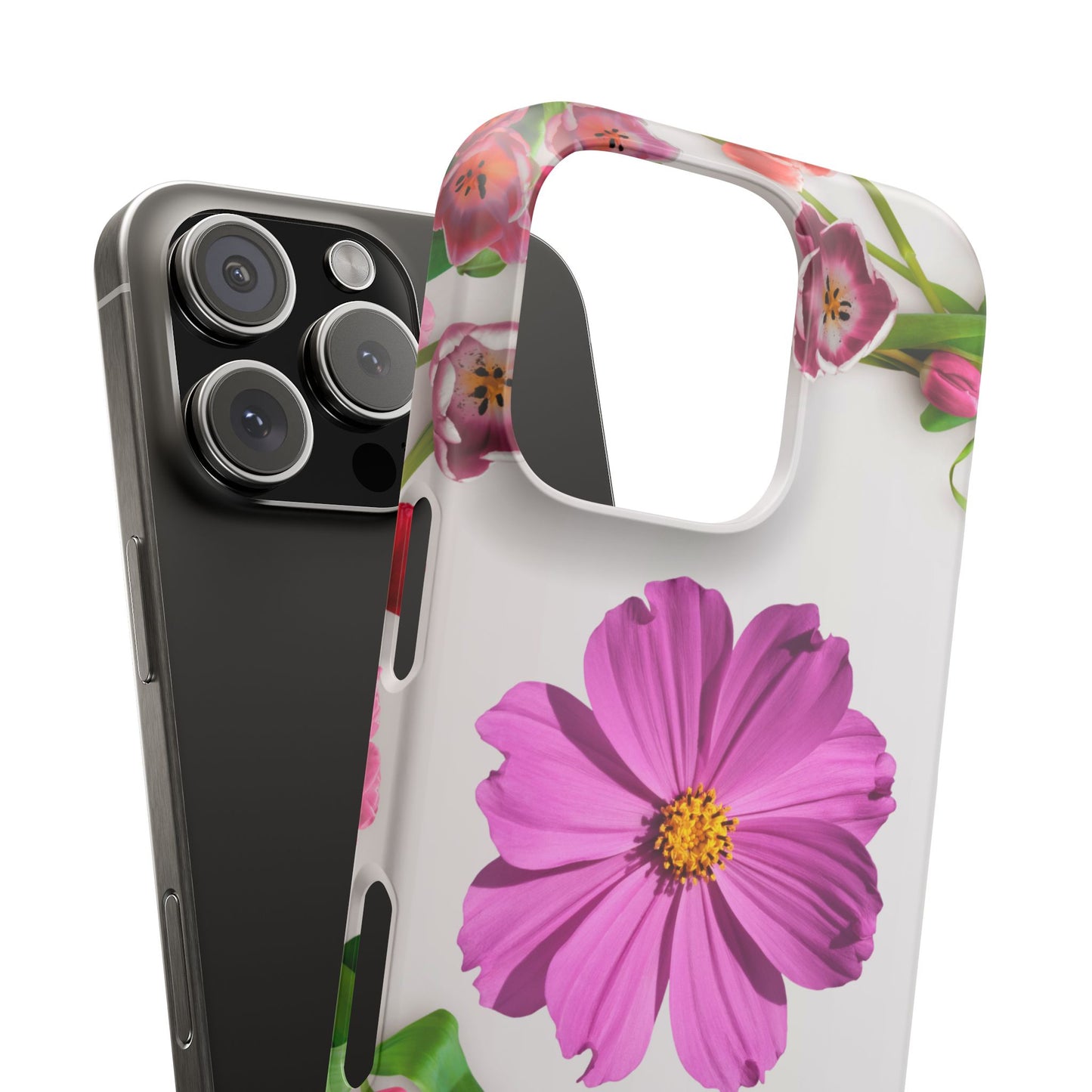 Snap Case- Elegant Flower Design